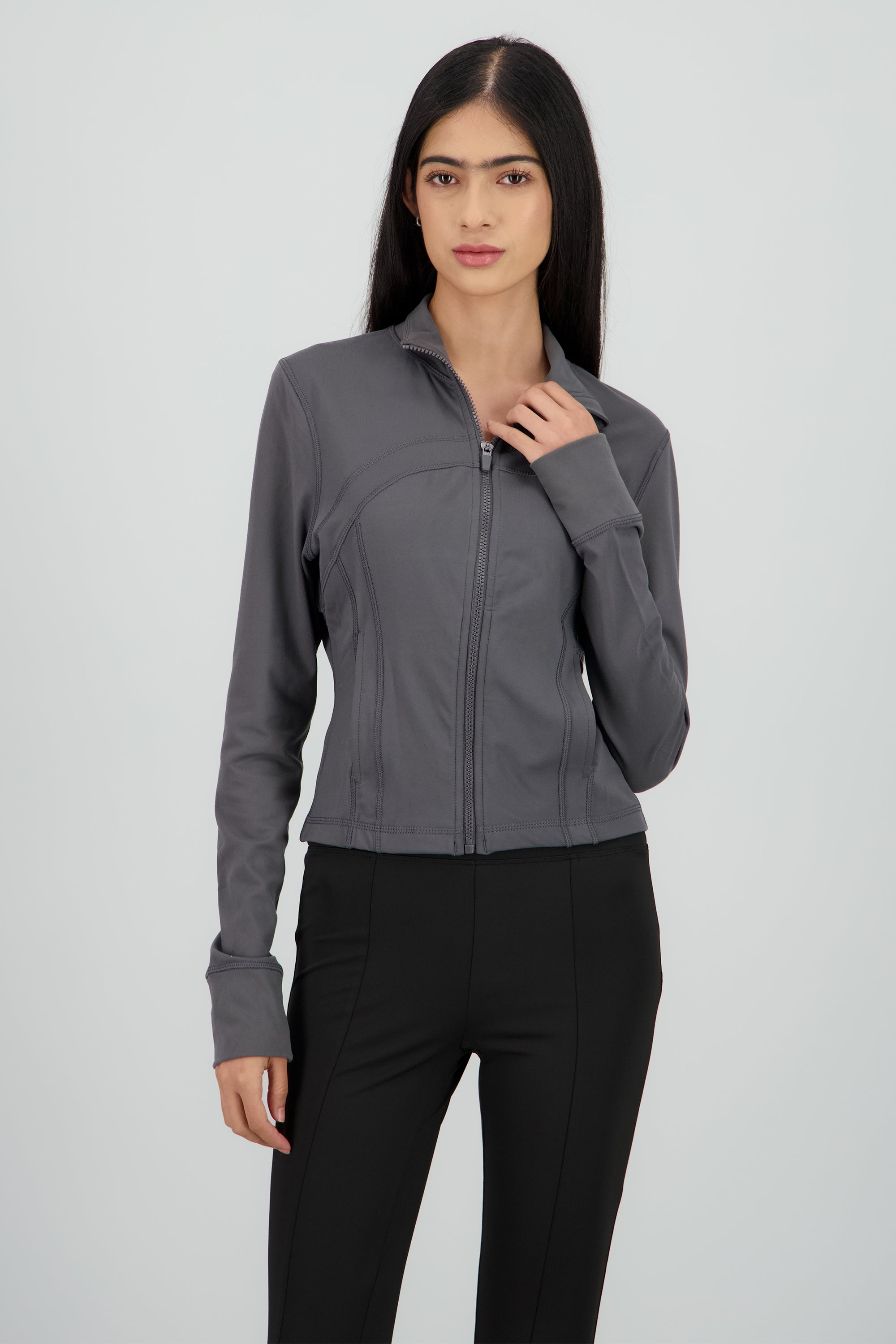 Sudadera cortes GRIS OBSCURO