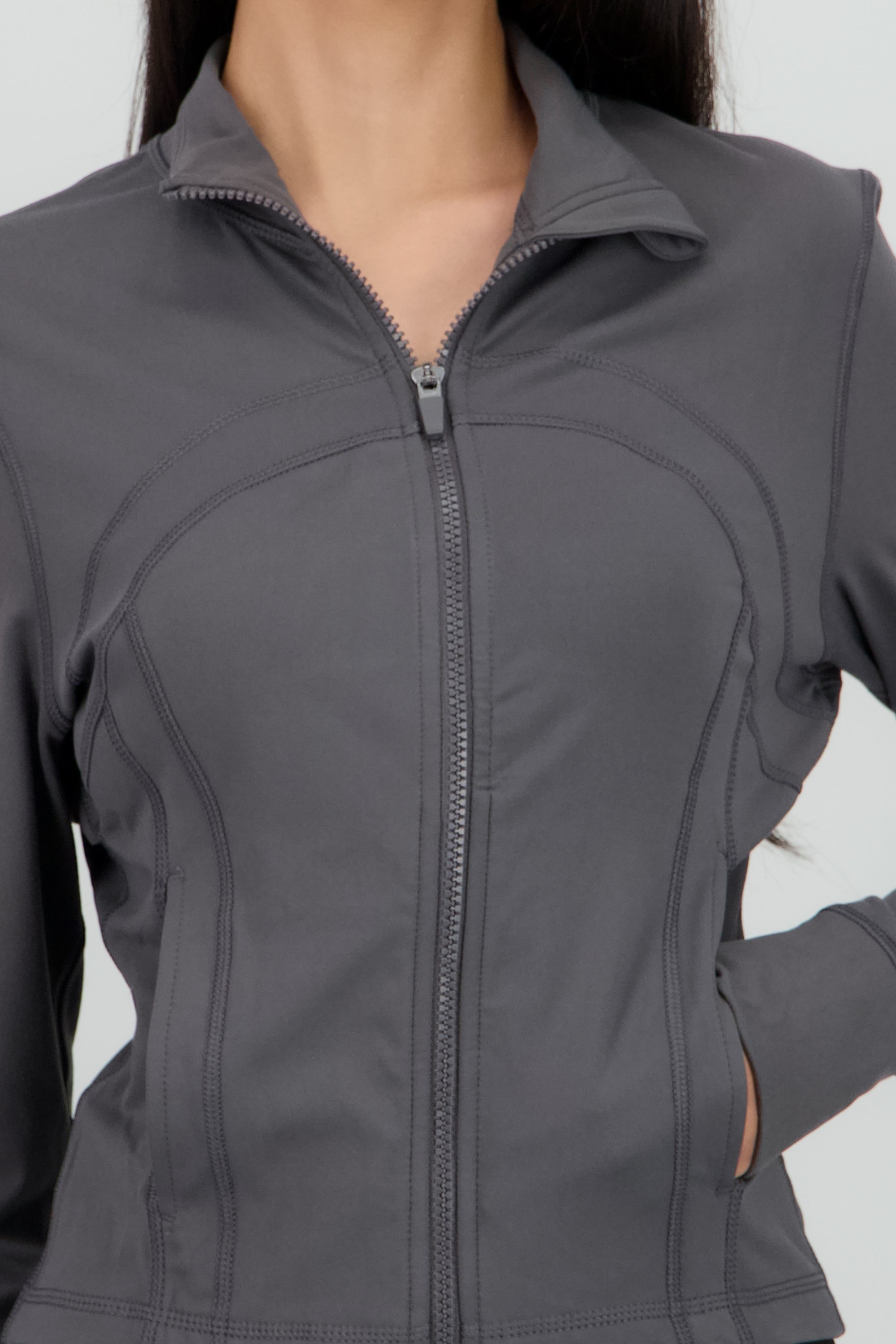 Sudadera cortes GRIS OBSCURO