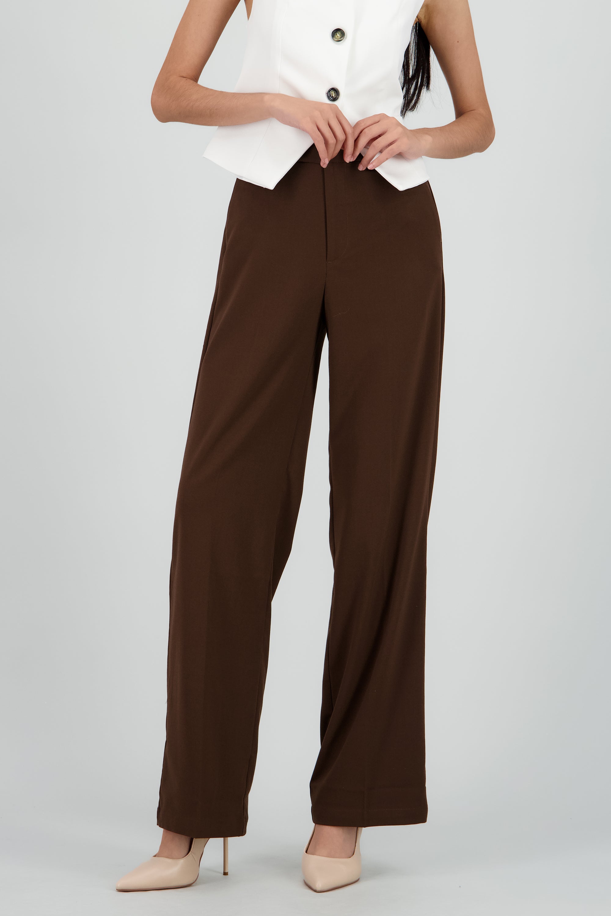 Pantalon liso CAFE