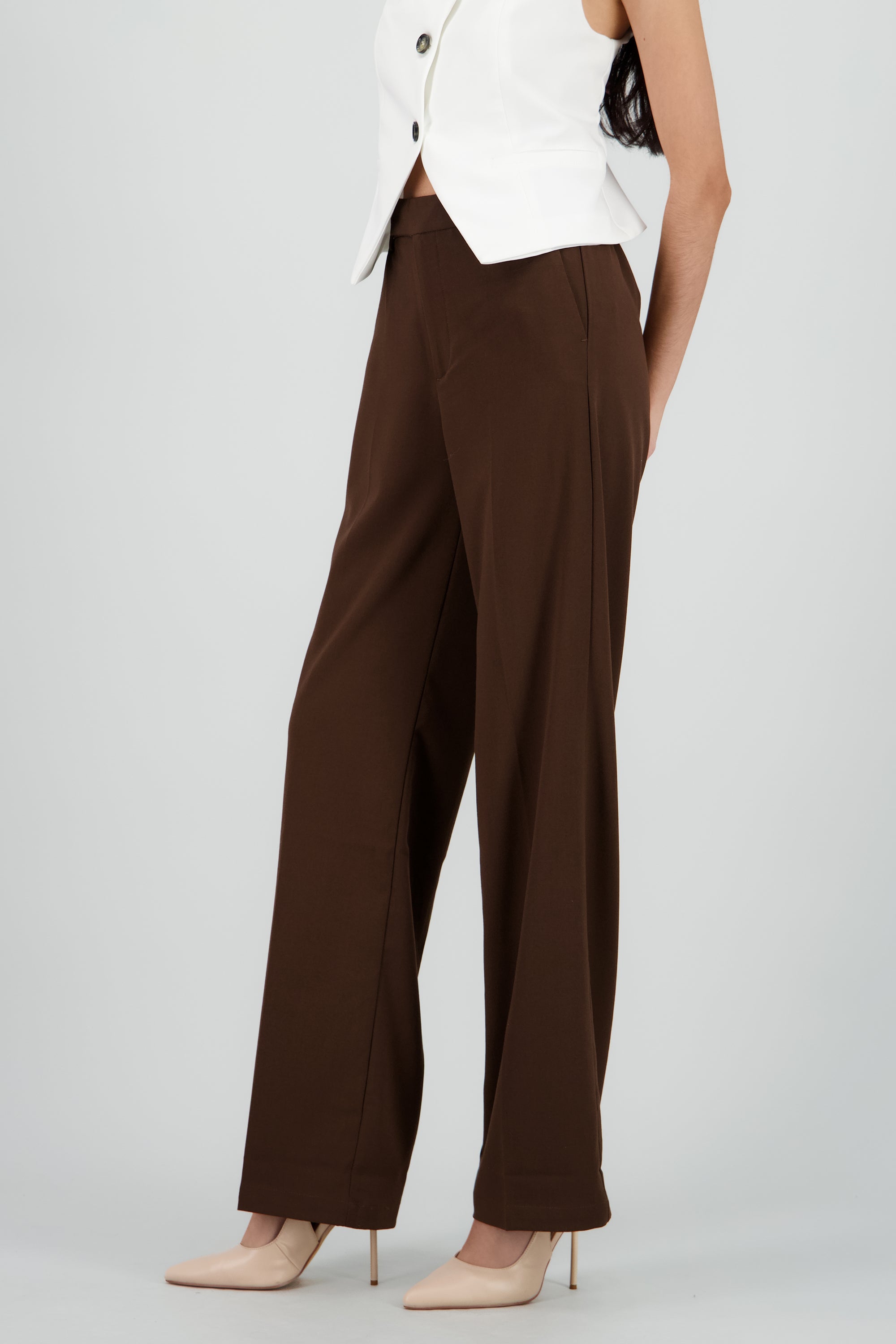 Pantalon liso CAFE