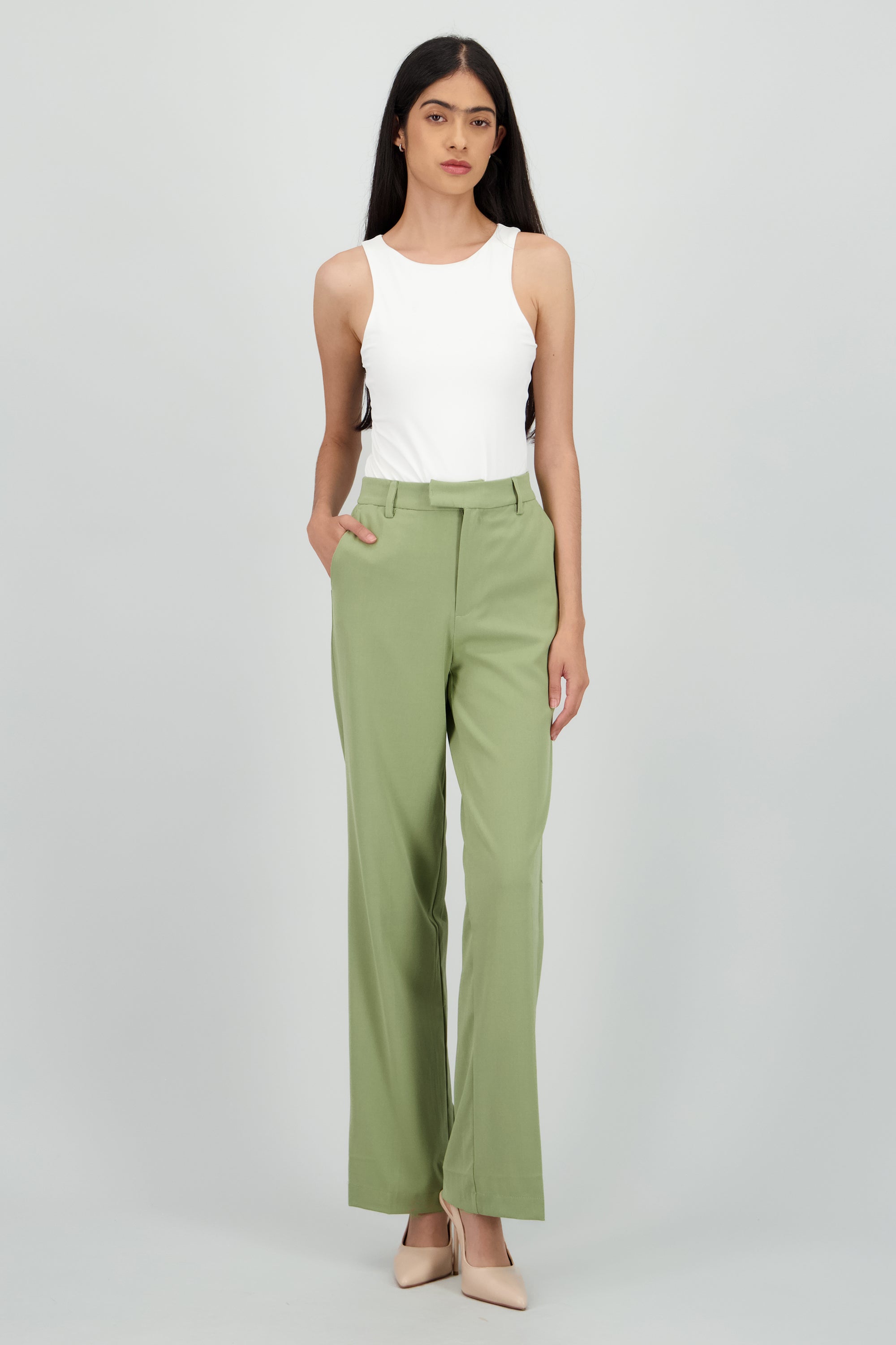 Pantalon liso OLIVO