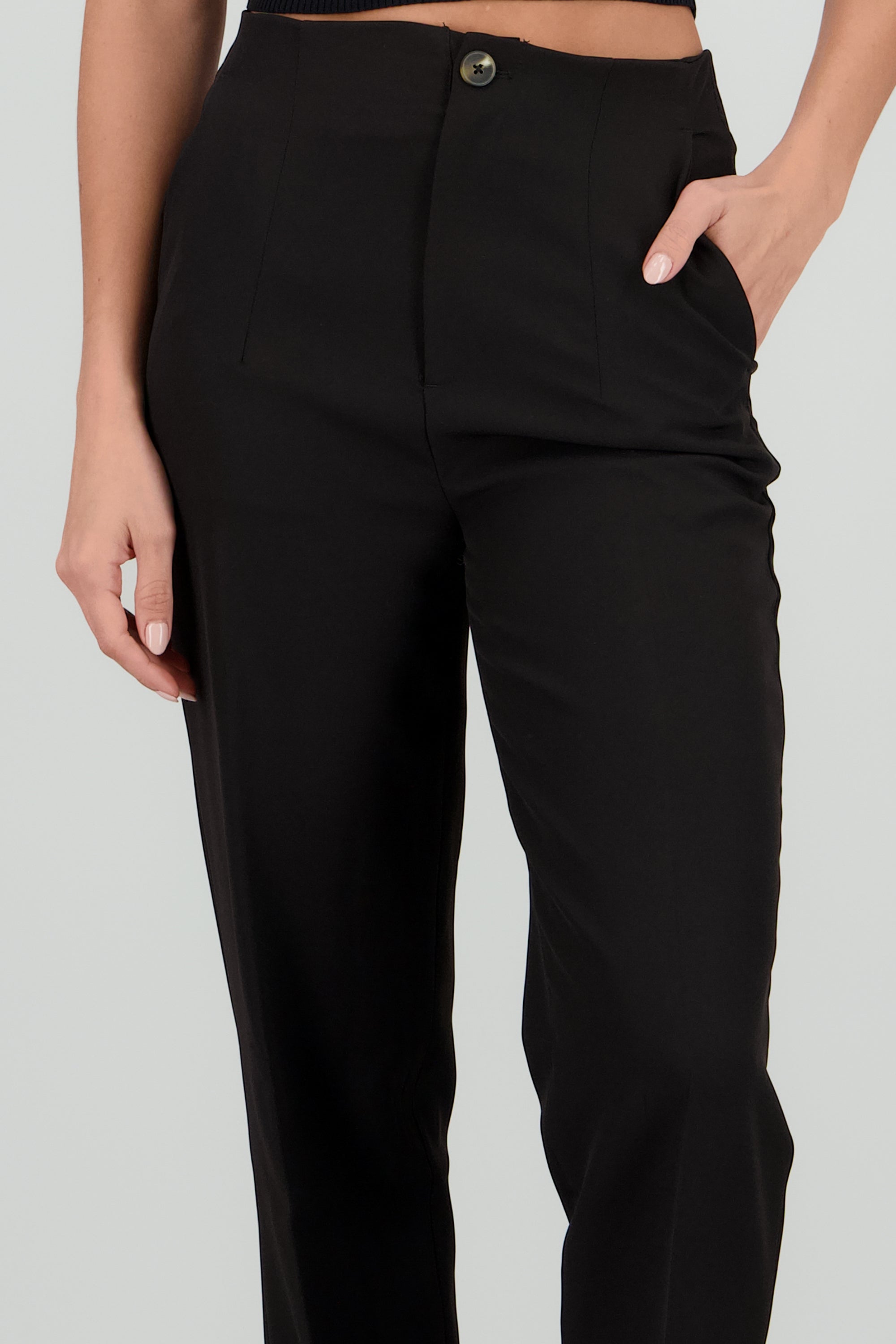 Pantalon sin pretina NEGRO