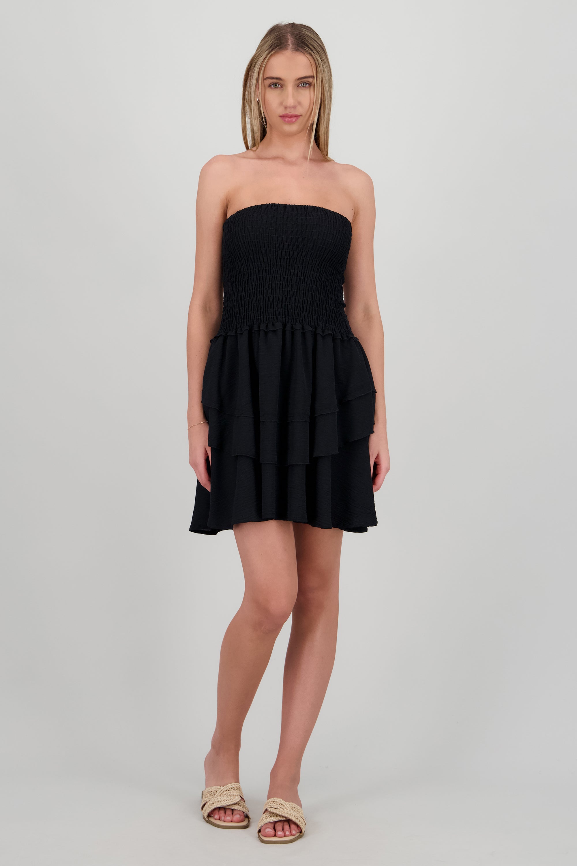 Sandalia crochet entrelazada BLUSH