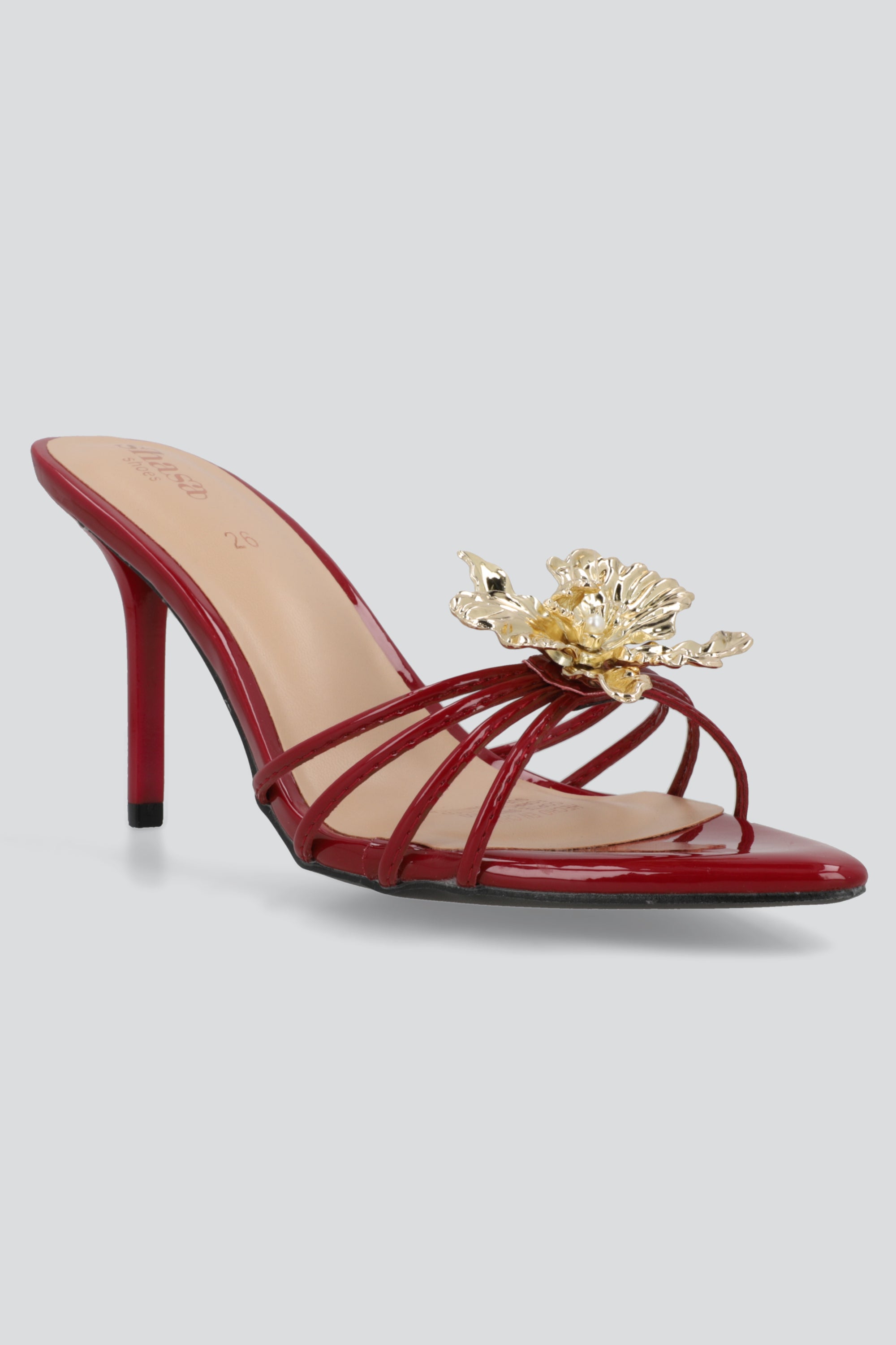 Tacon puntal mula tiras flor metalica VINO