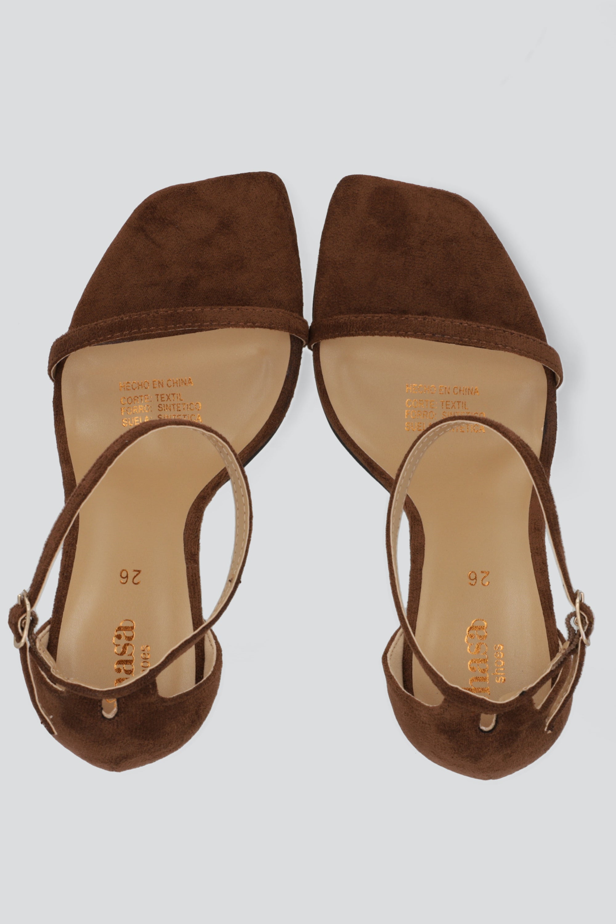 Tacon punta rebanada tiras delgadas CAFE