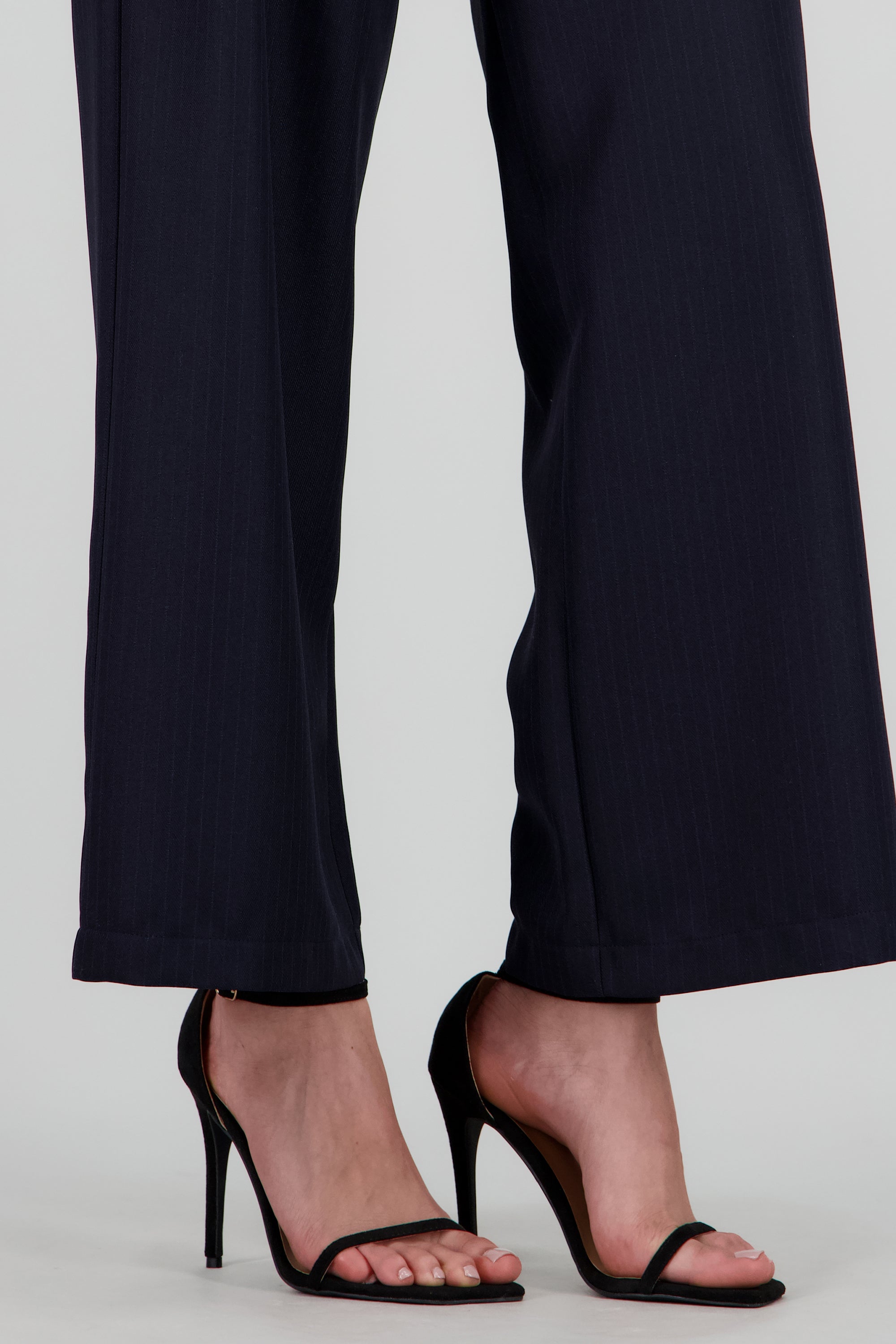 Tacon punta rebanada tiras delgadas NEGRO