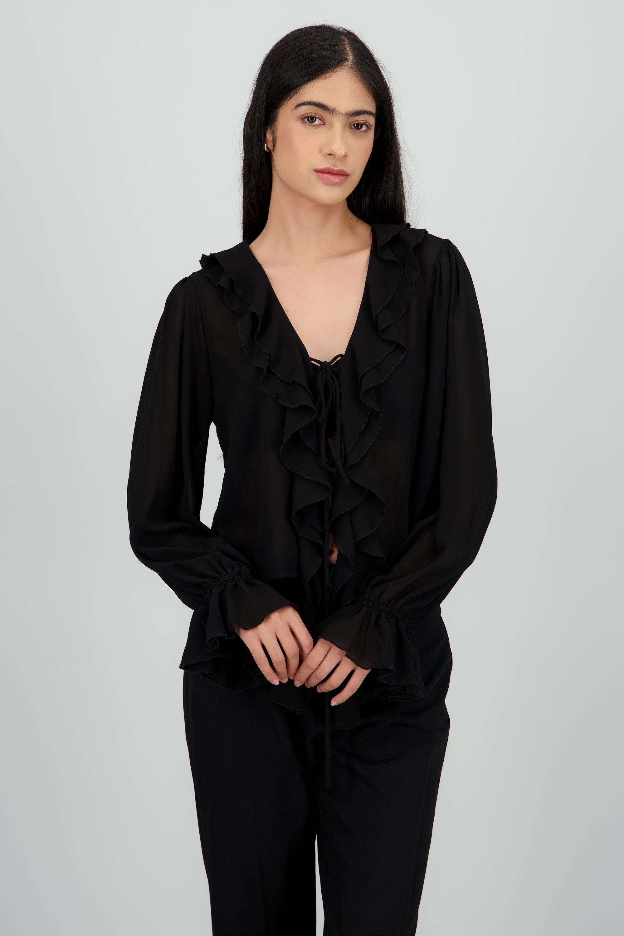 Blusa olanes NEGRO