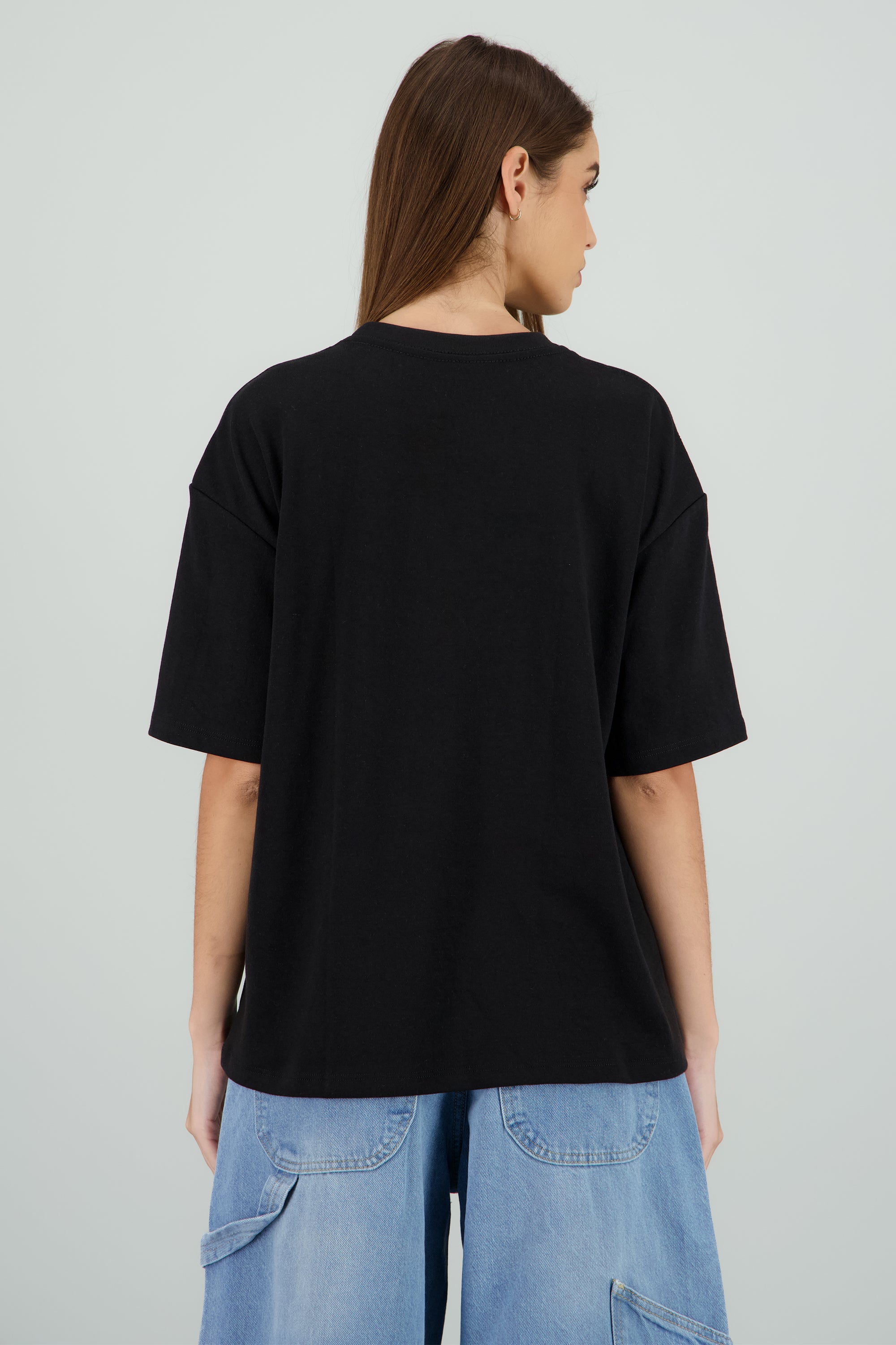 Playera Billie Eilish silueta NEGRO