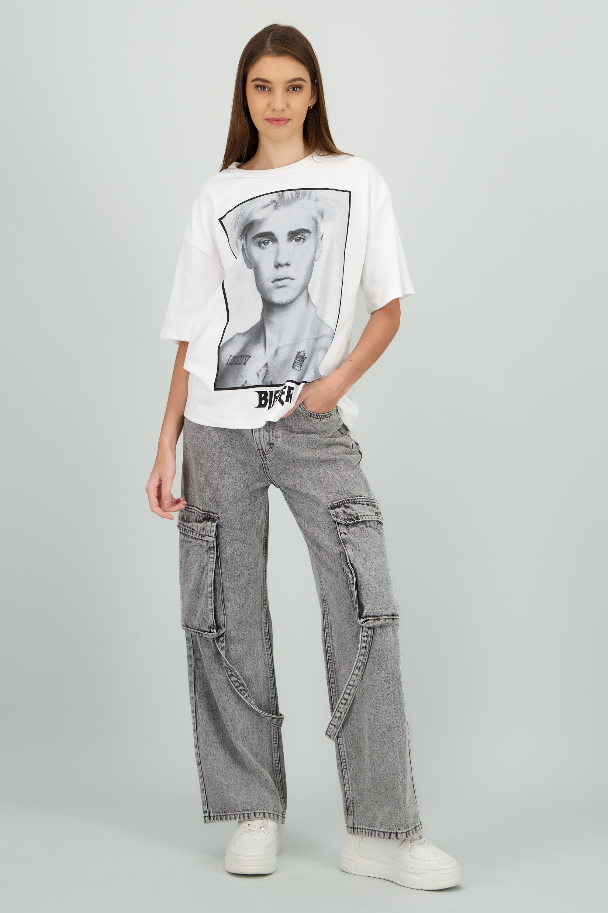 Playera Justin Bieber Sorry BLANCO