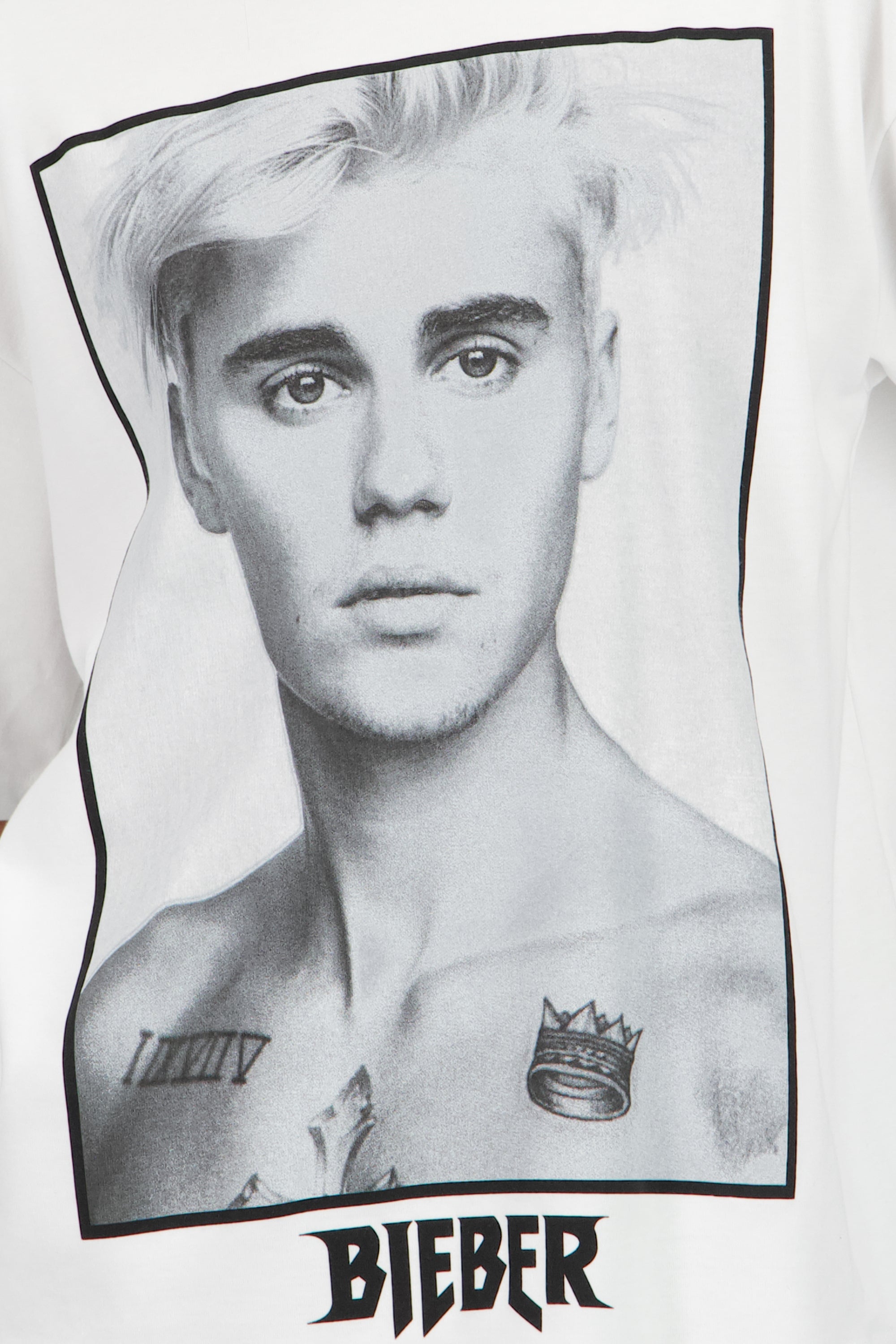 Playera Justin Bieber Sorry BLANCO