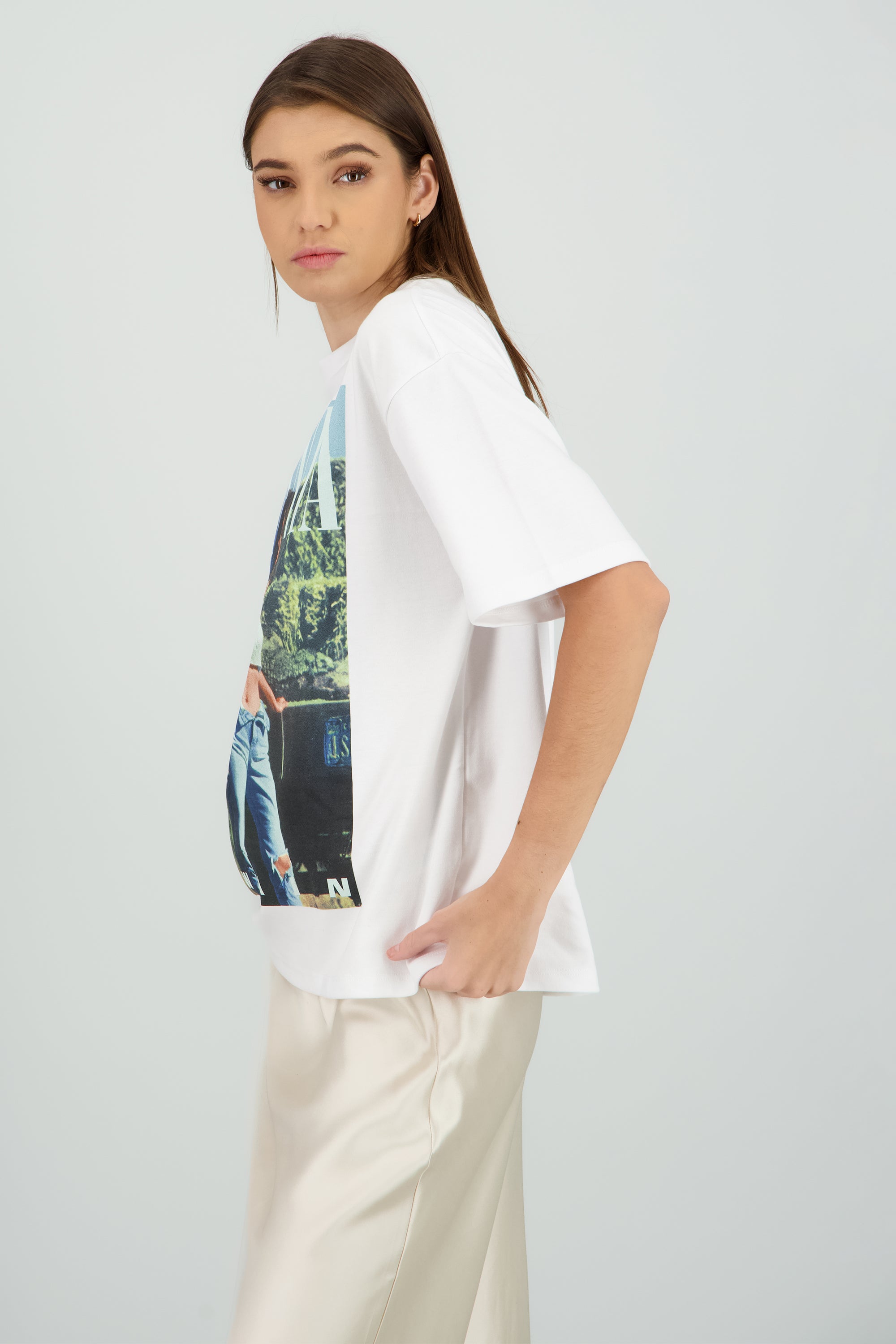 Playera Shania Twain portada BLANCO