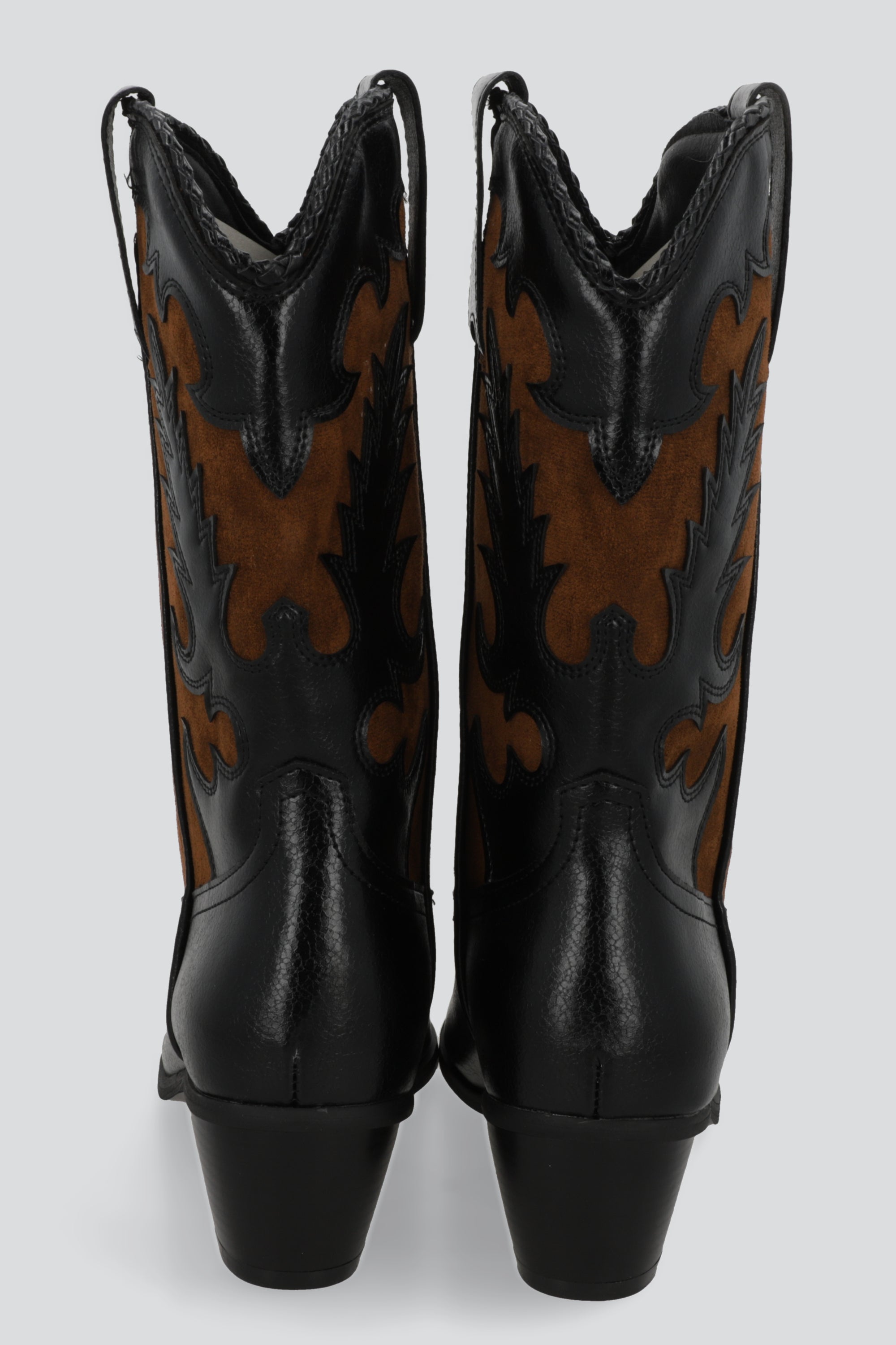 Bota vaquera pu y gamuza TAUPE