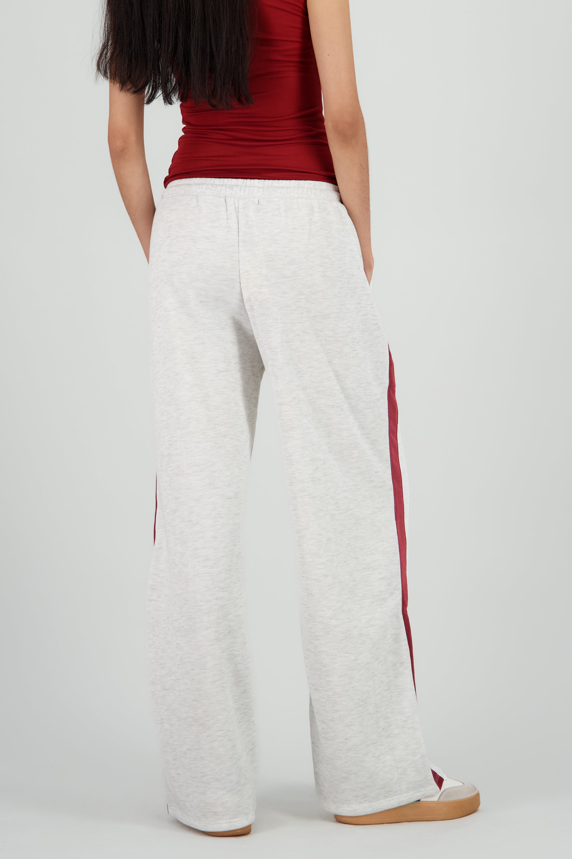 Pants rayas contraste New York GRIS COMBO