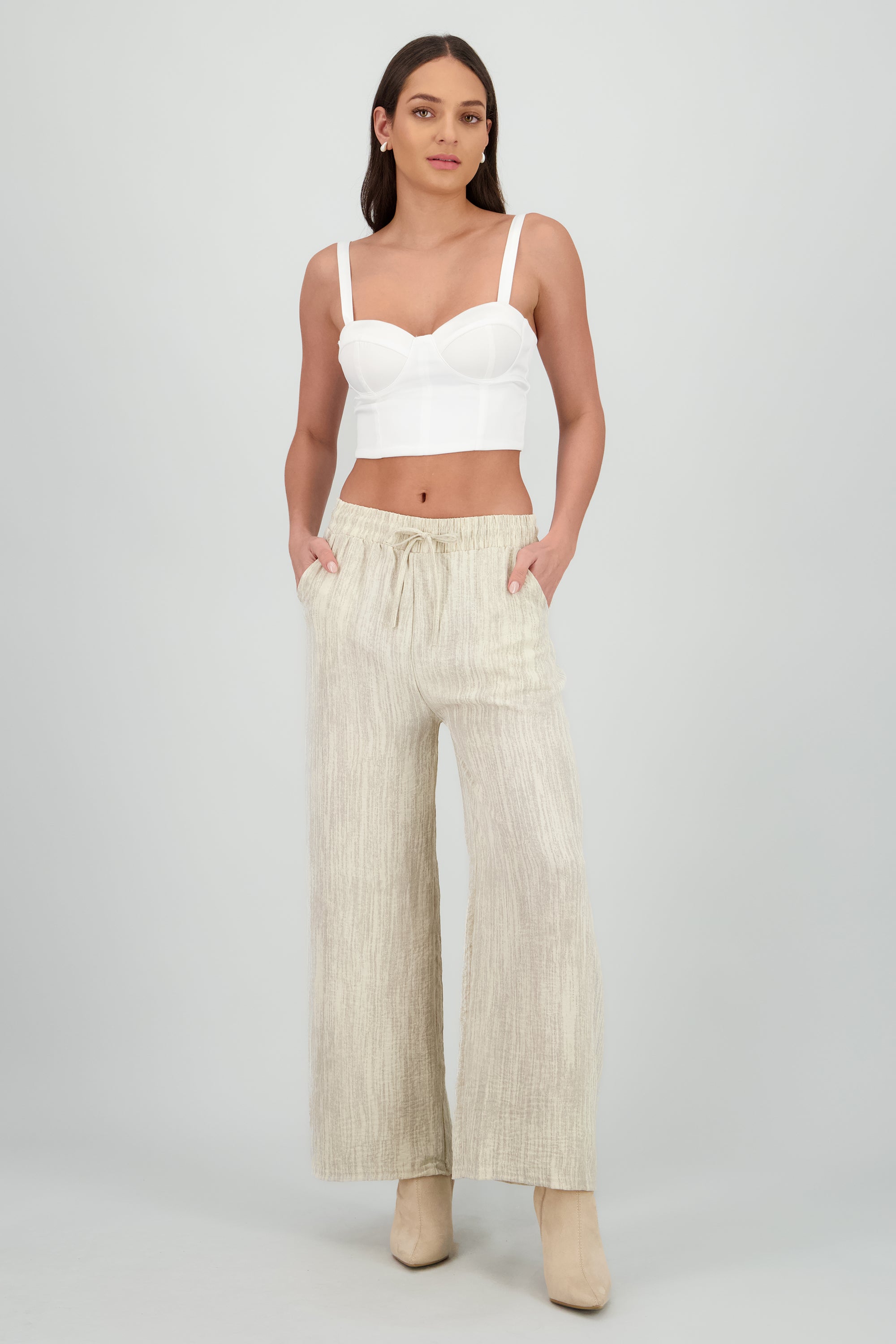 Pantalon amplio con jareta ARENA