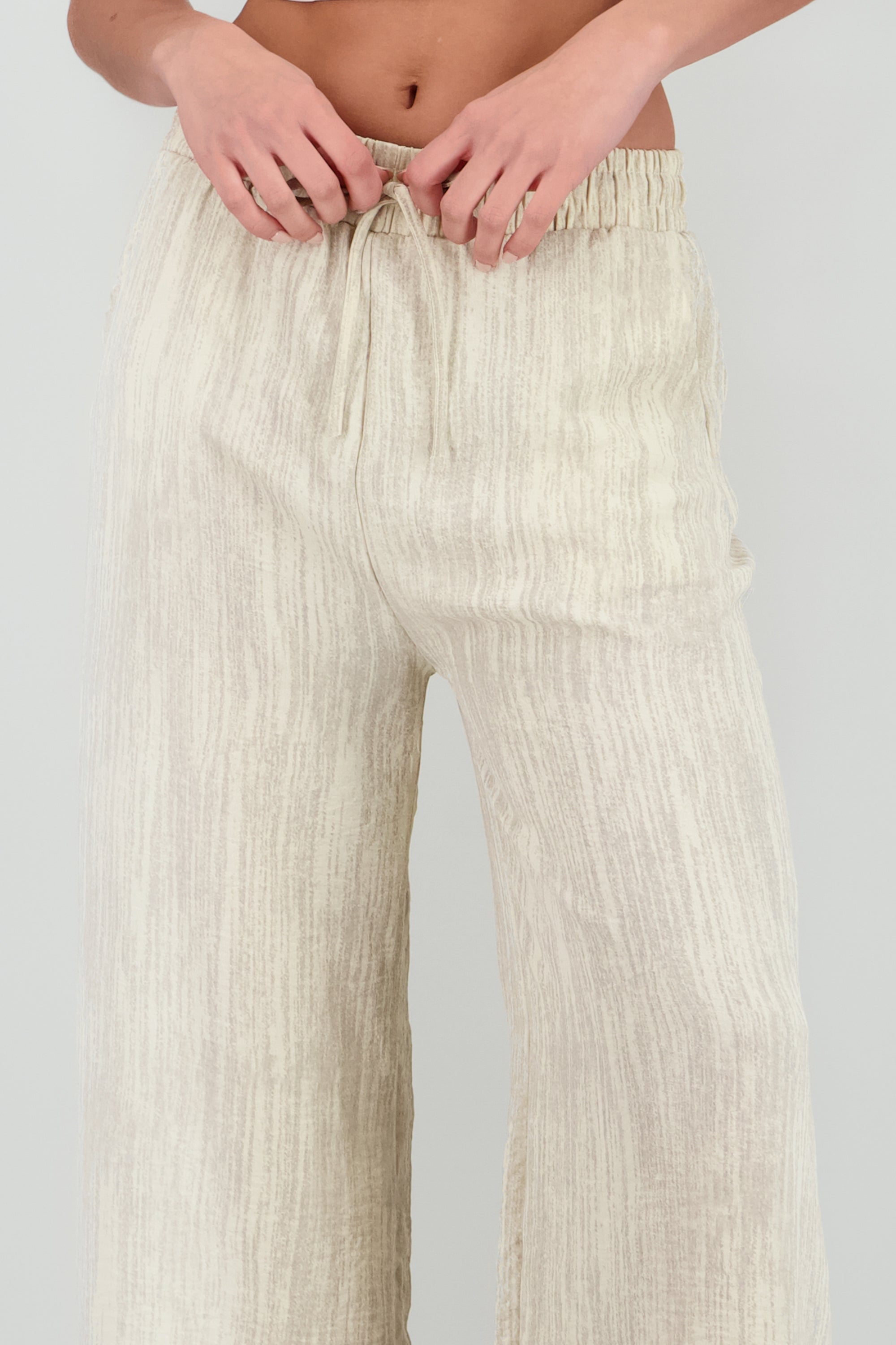 Pantalon amplio con jareta ARENA