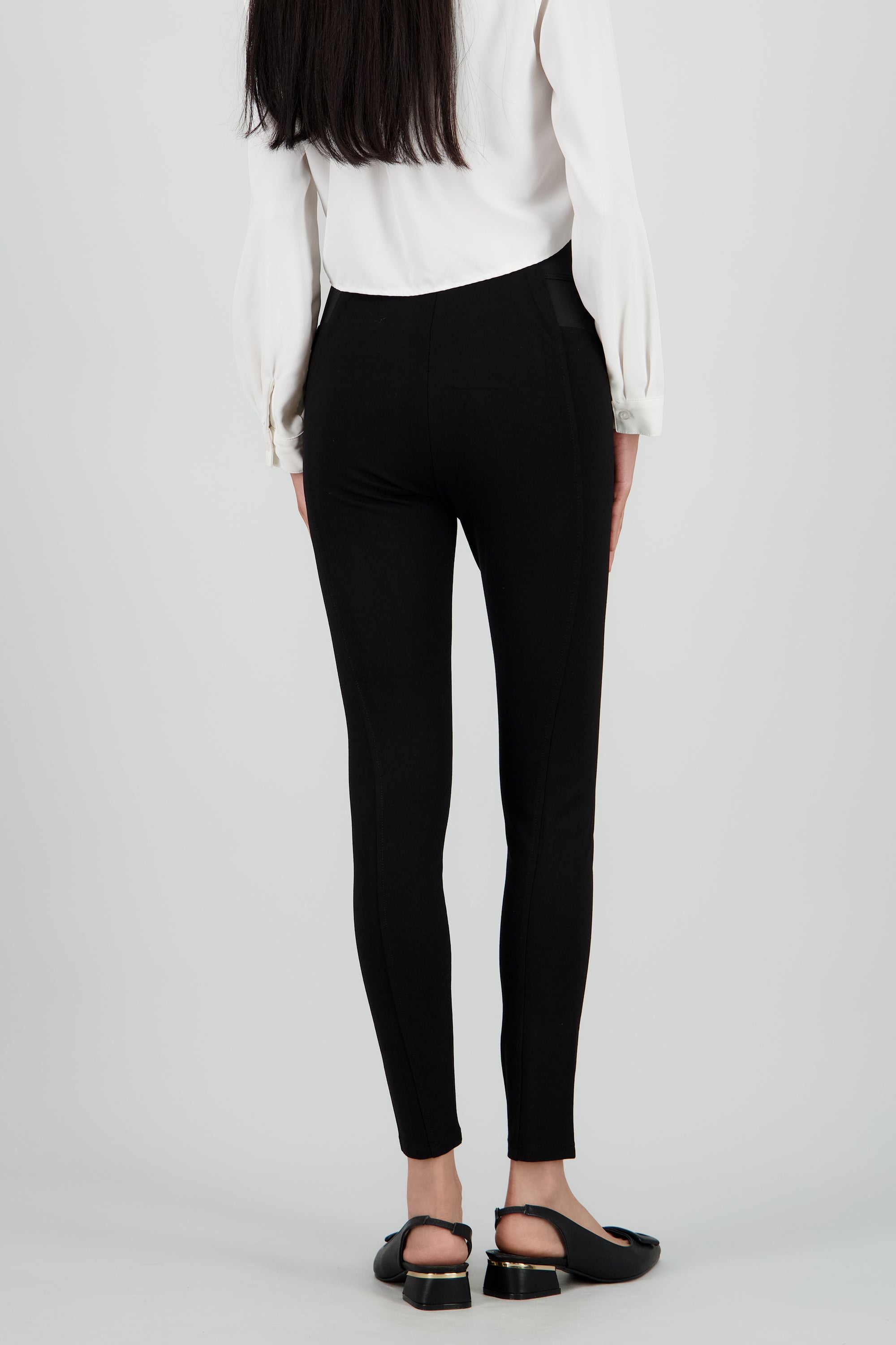 Leggings pretina ancha NEGRO