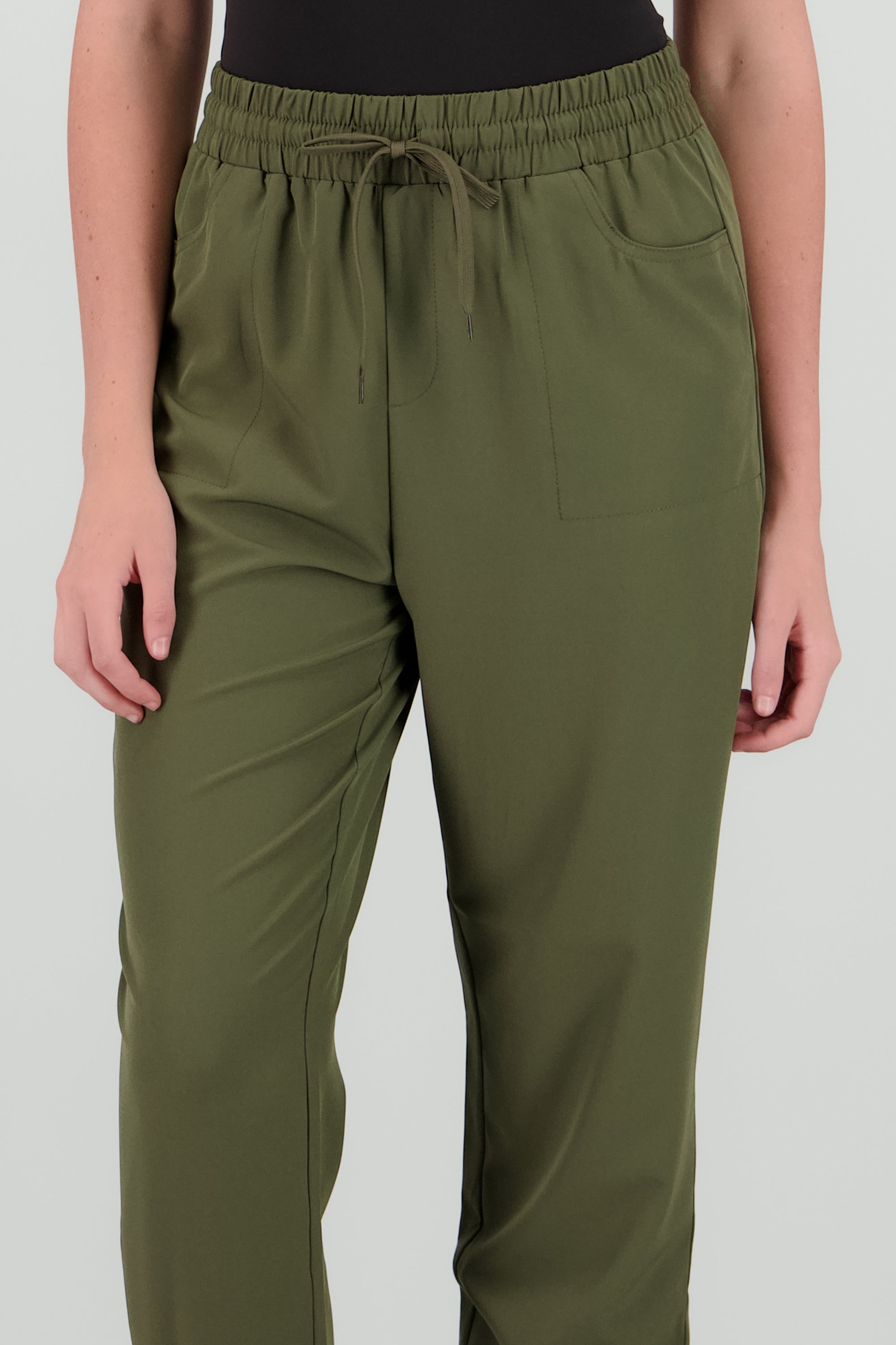 Jogger liso resorte OLIVO
