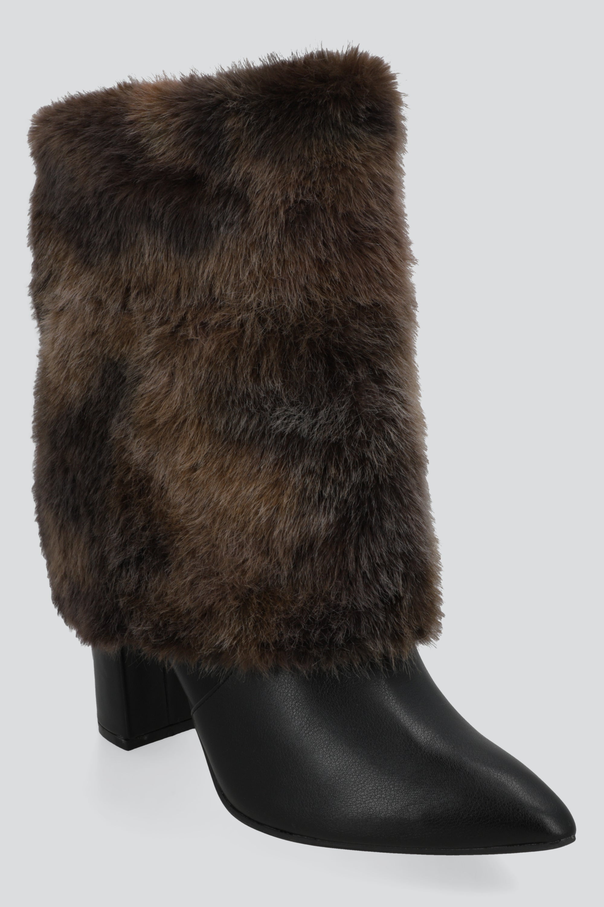 Botin puntal funda pelo NEGRO