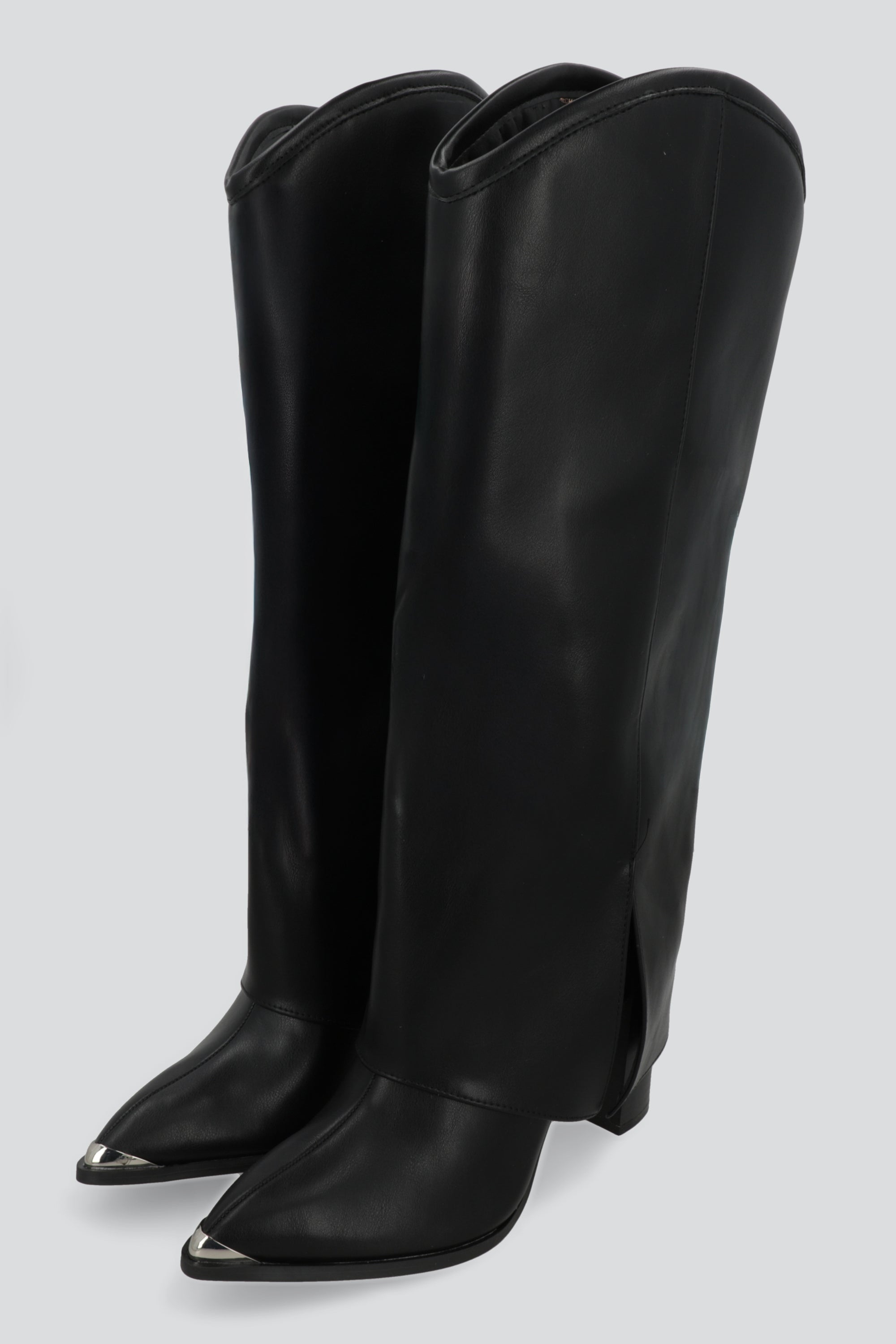Bota underknee funda puntal metal NEGRO