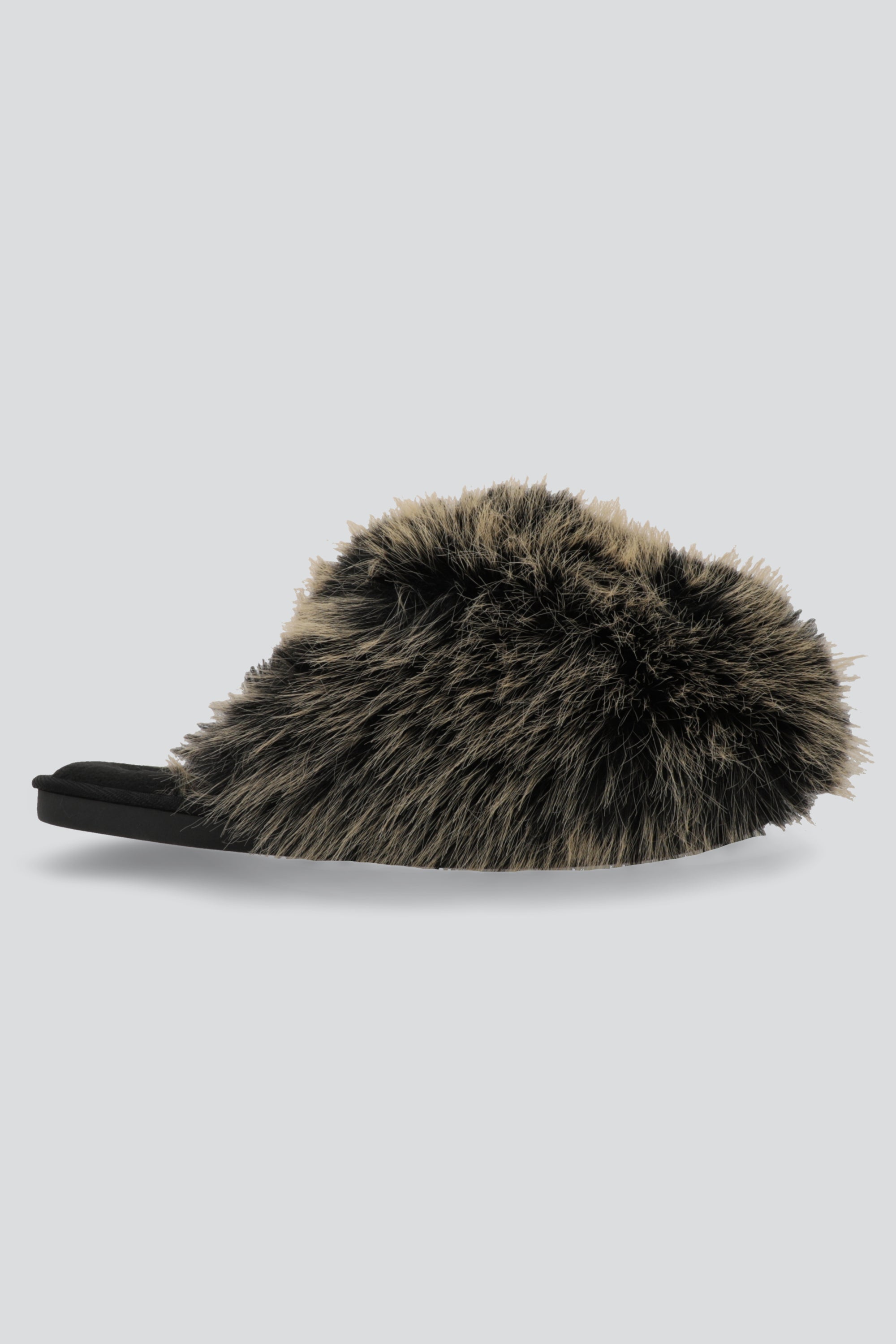 Pantufla mula mega fluffy CAMELLO