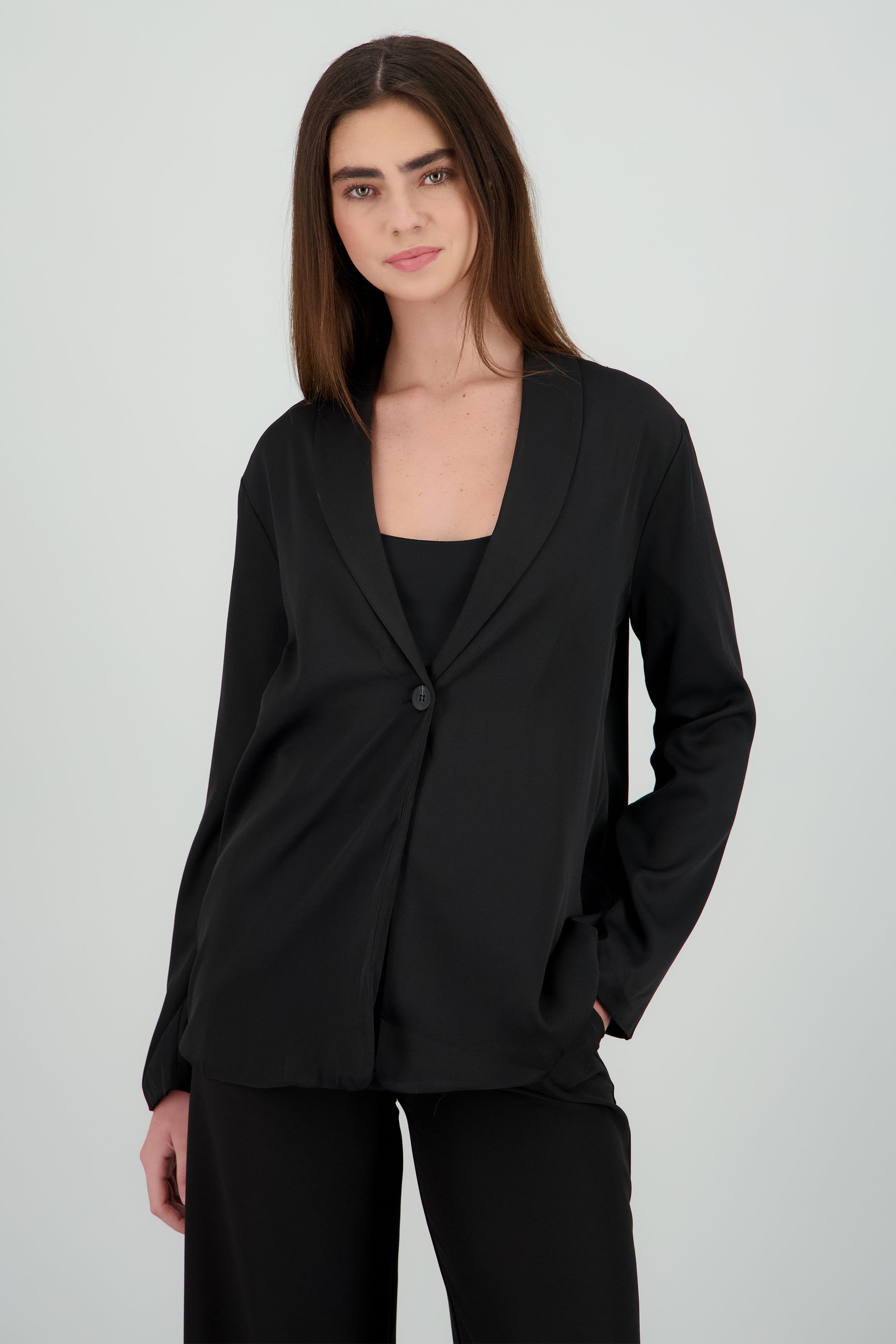 Blazer tipo pants NEGRO