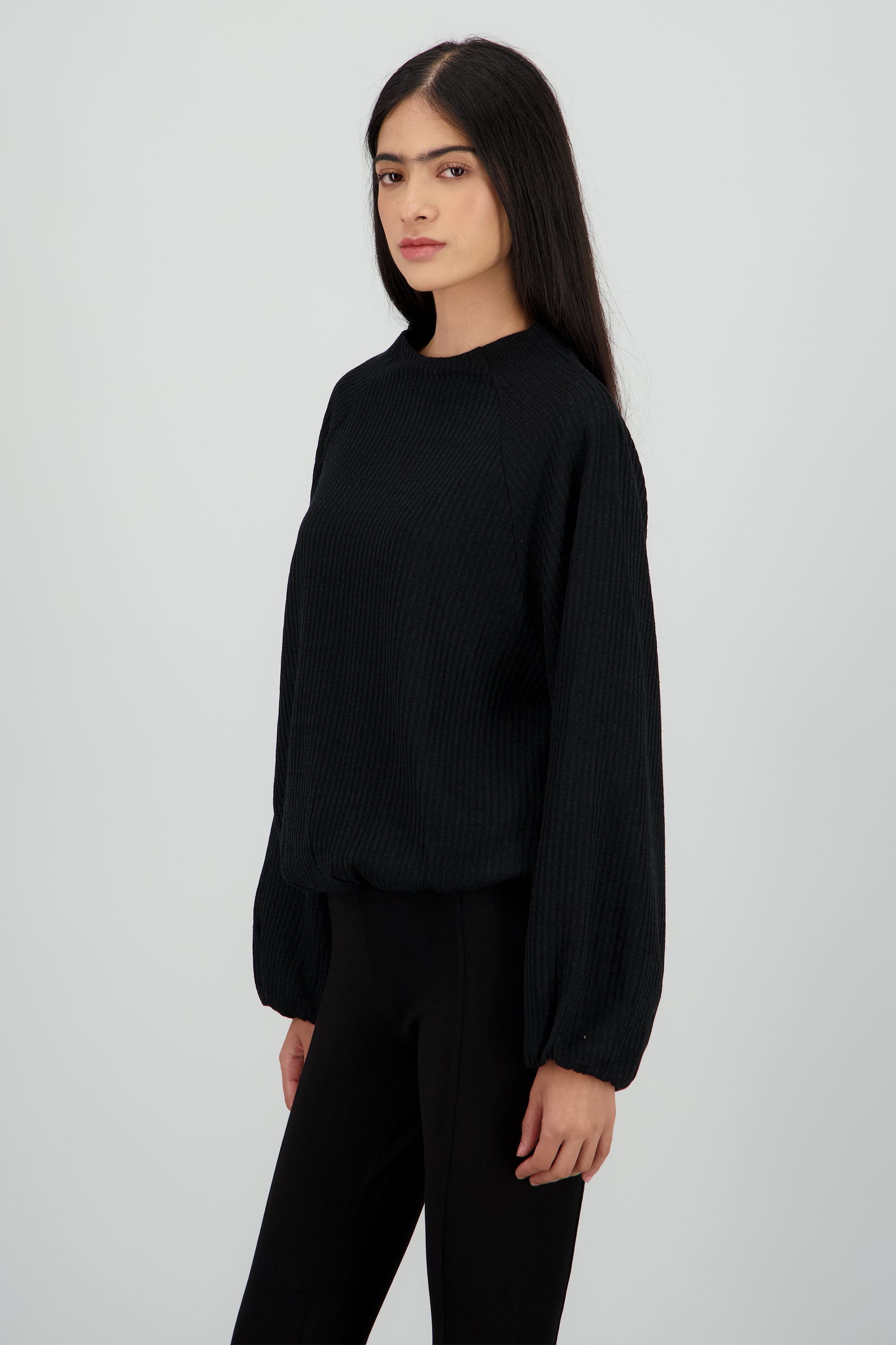 Sudadera lineas NEGRO