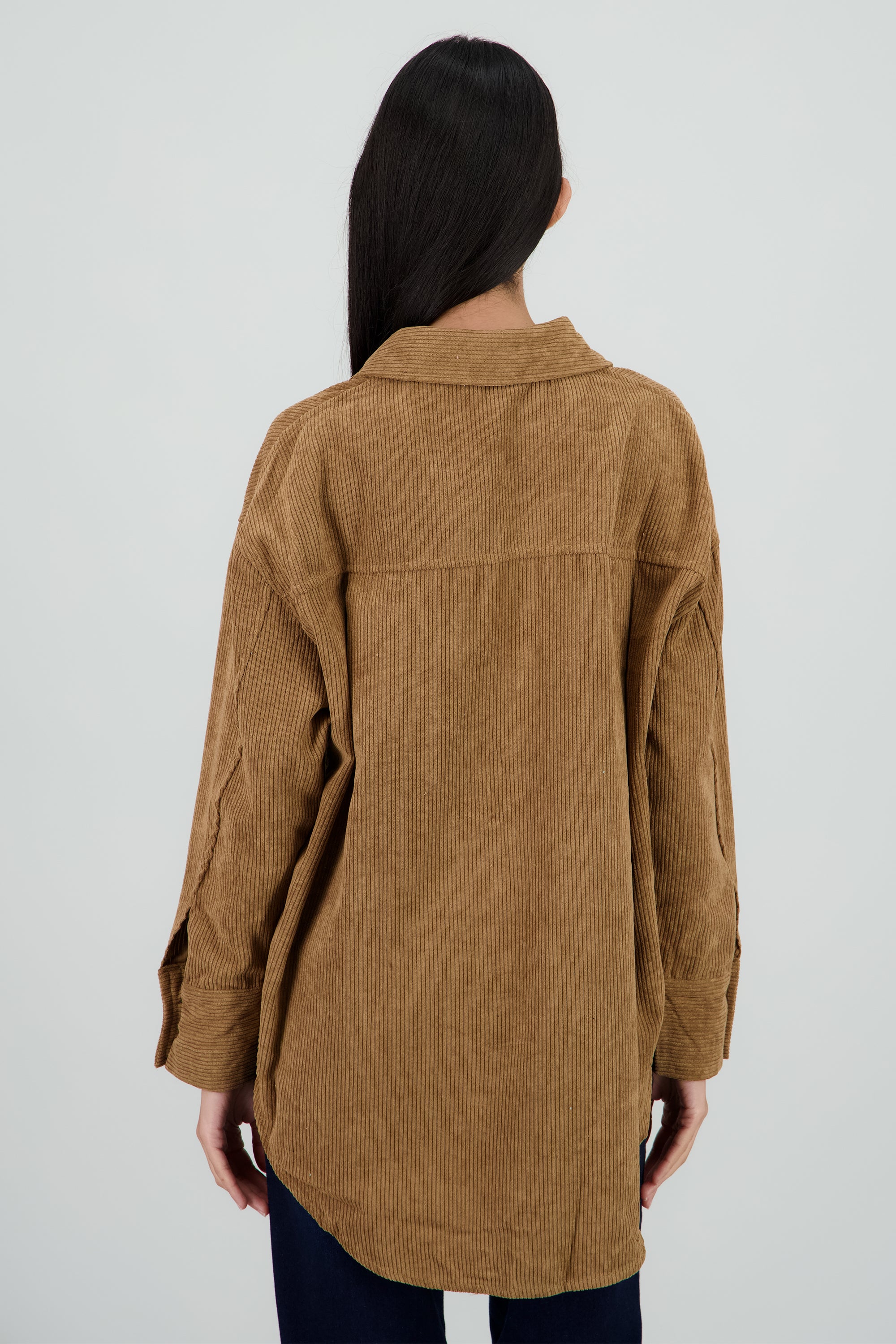 Sobrecamisa oversized pana CAMELLO