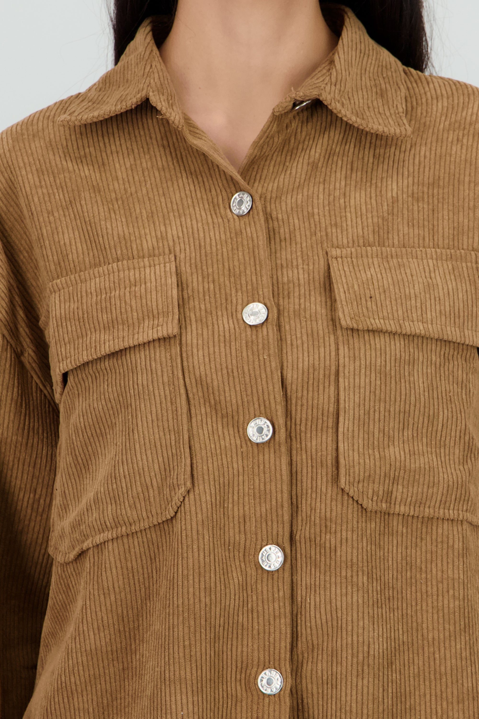 Sobrecamisa oversized pana CAMELLO