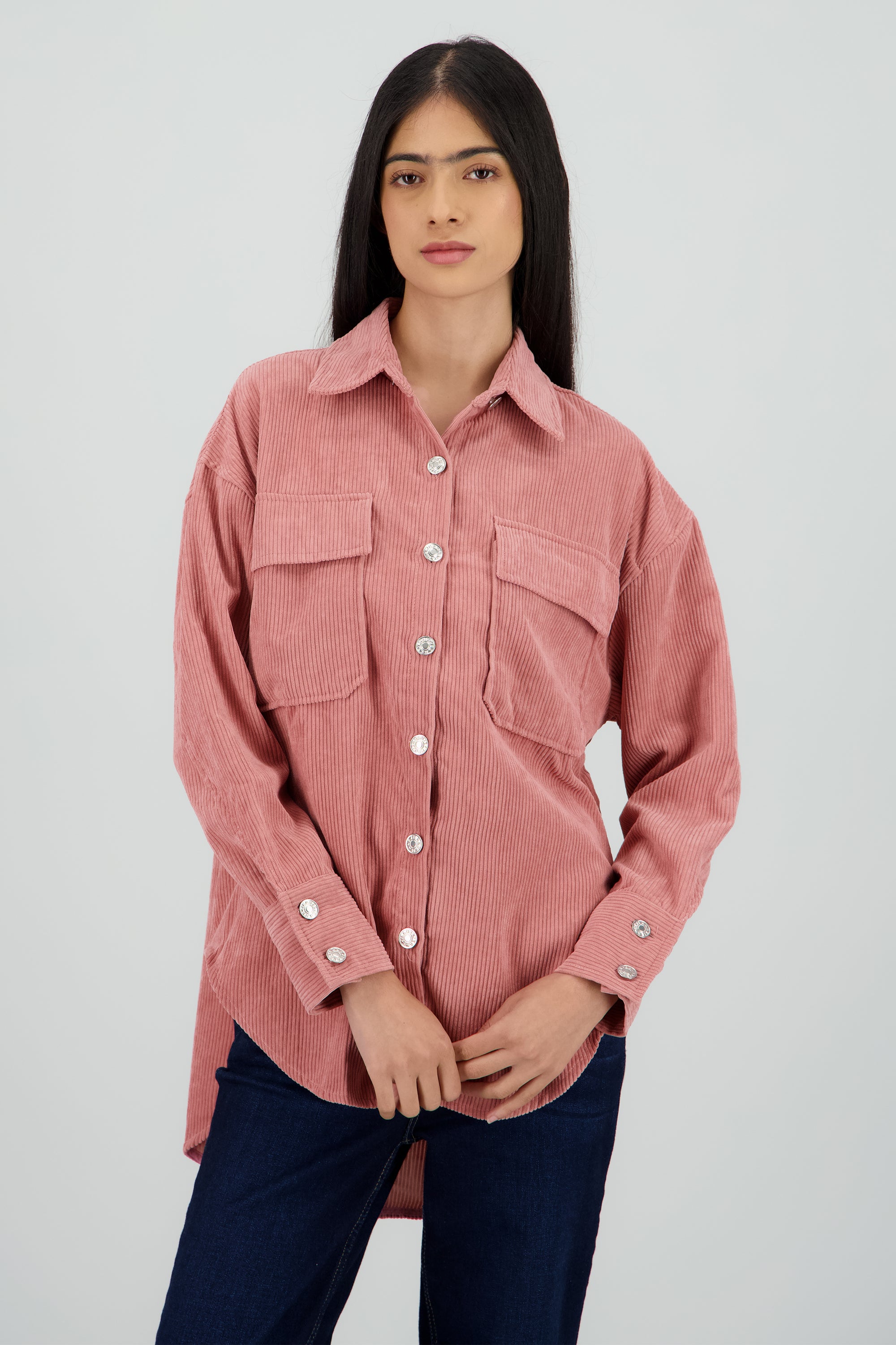 Sobrecamisa oversized pana ROSA