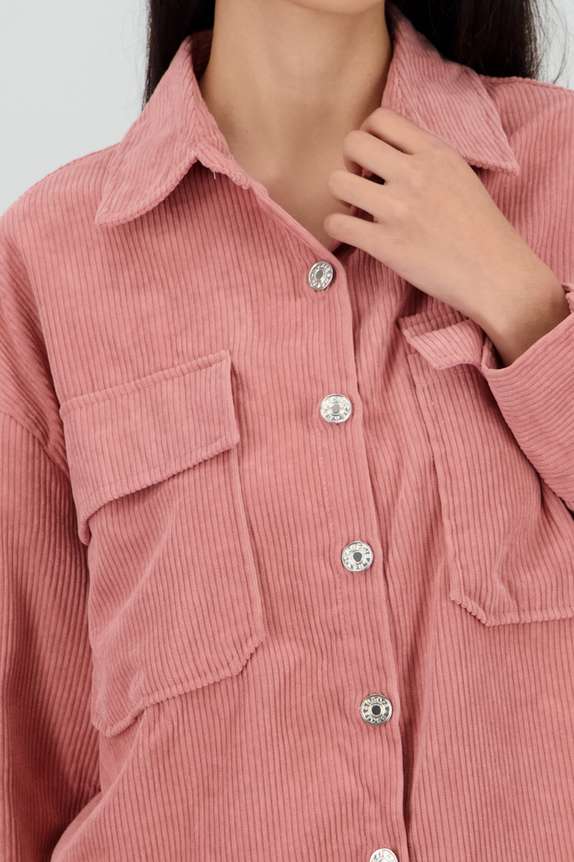 Sobrecamisa oversized pana ROSA