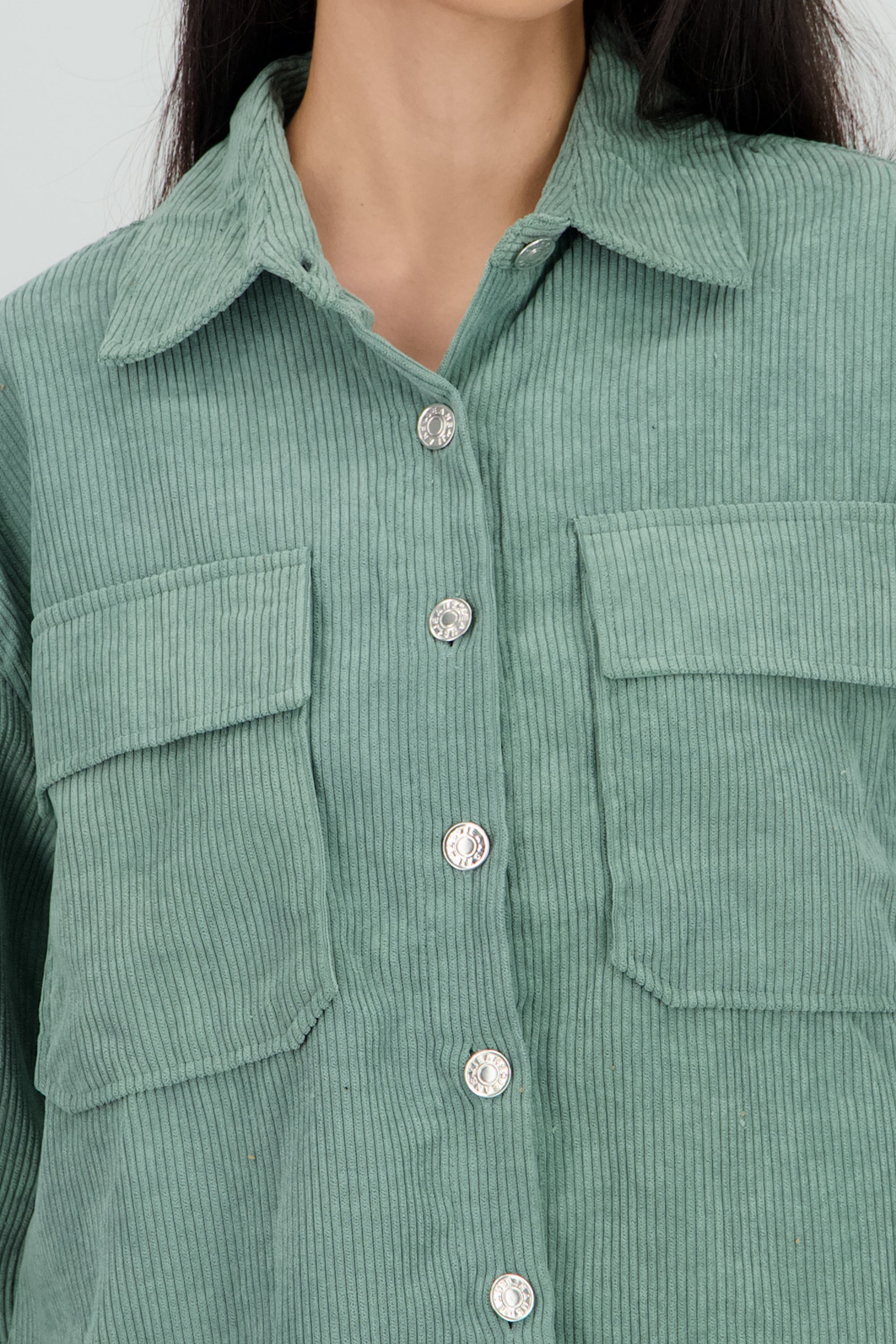 Sobrecamisa oversized pana MENTA