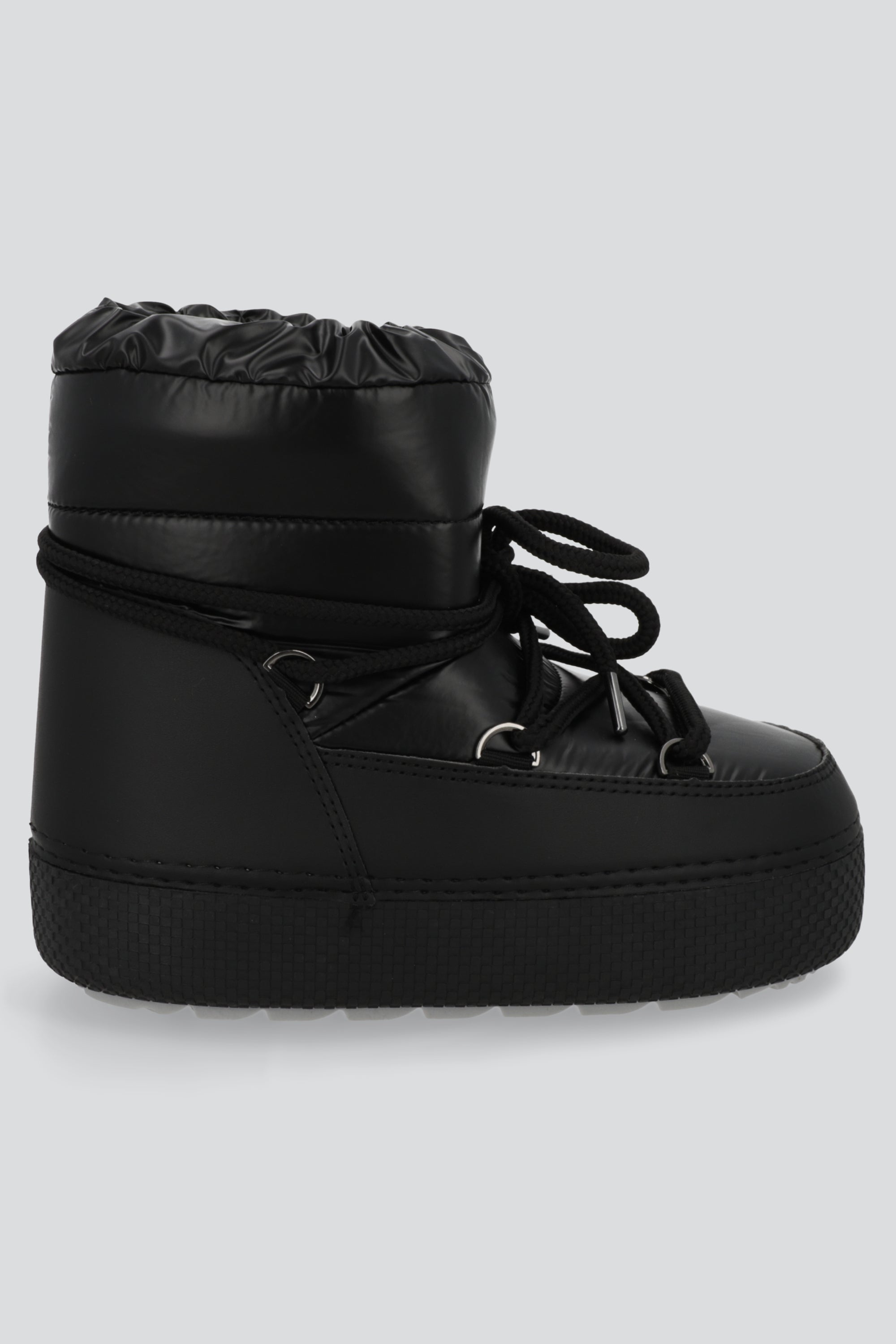Botas chunky con cordones NEGRO
