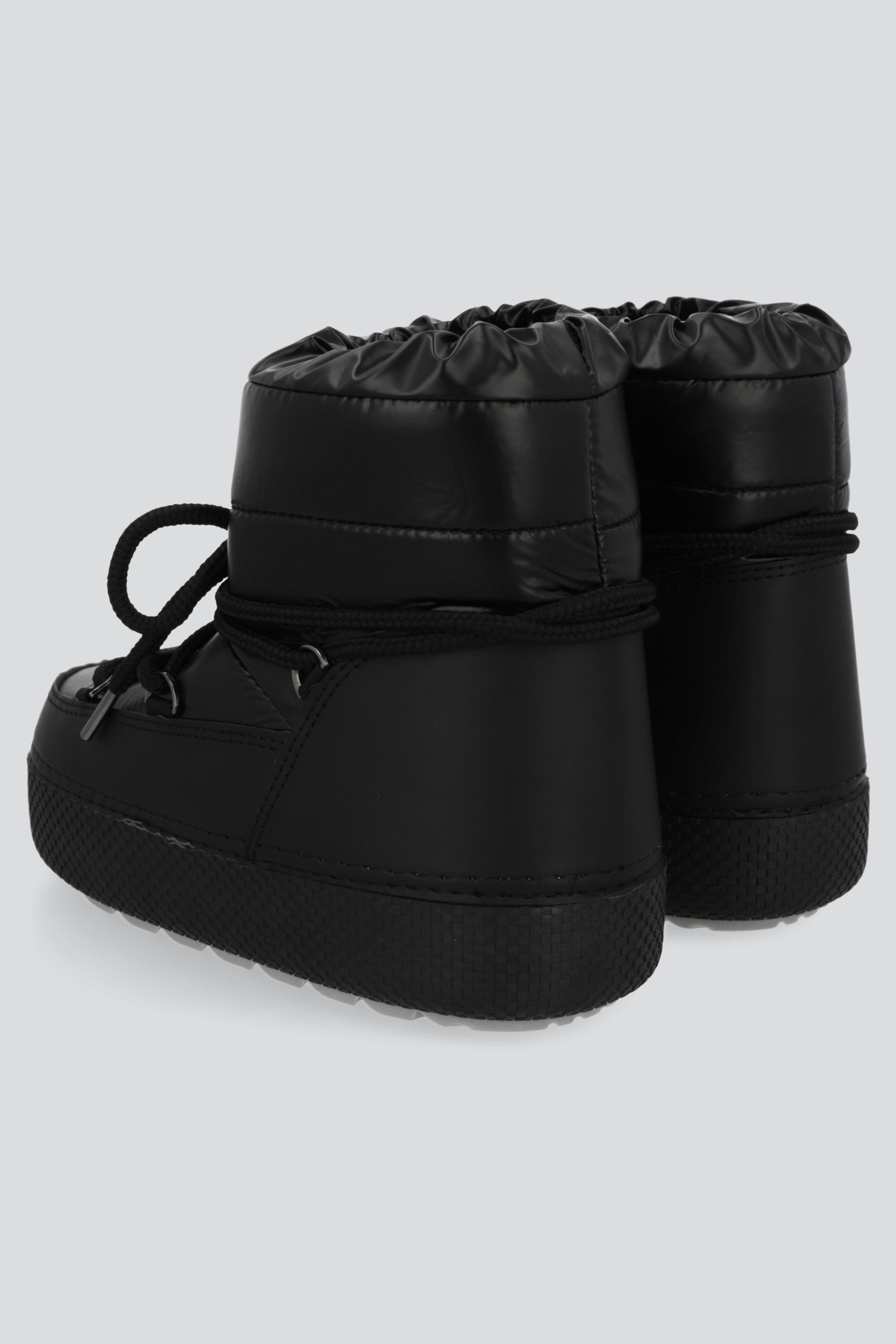 Botas chunky con cordones NEGRO