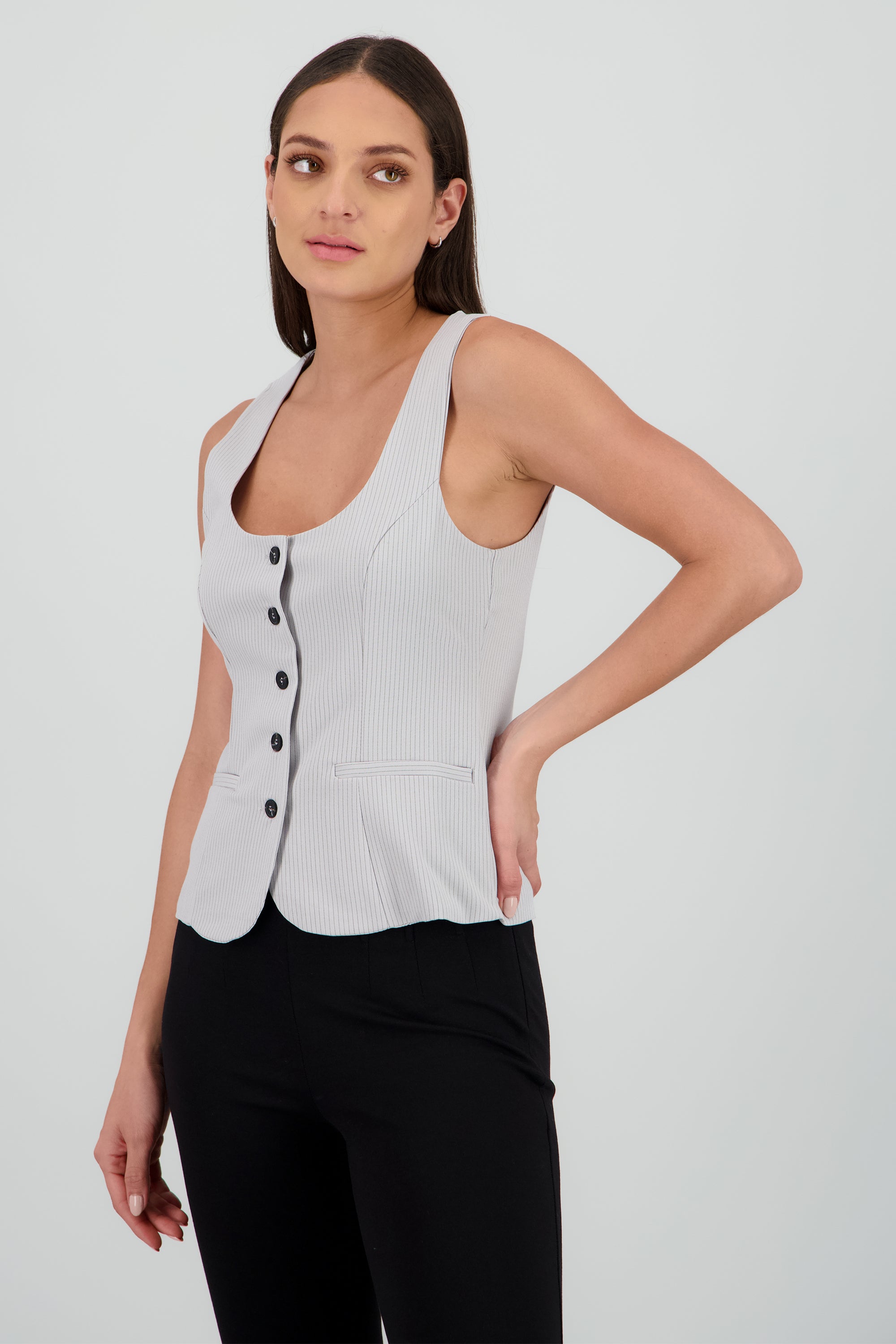 Chaleco formal GRIS CLARO