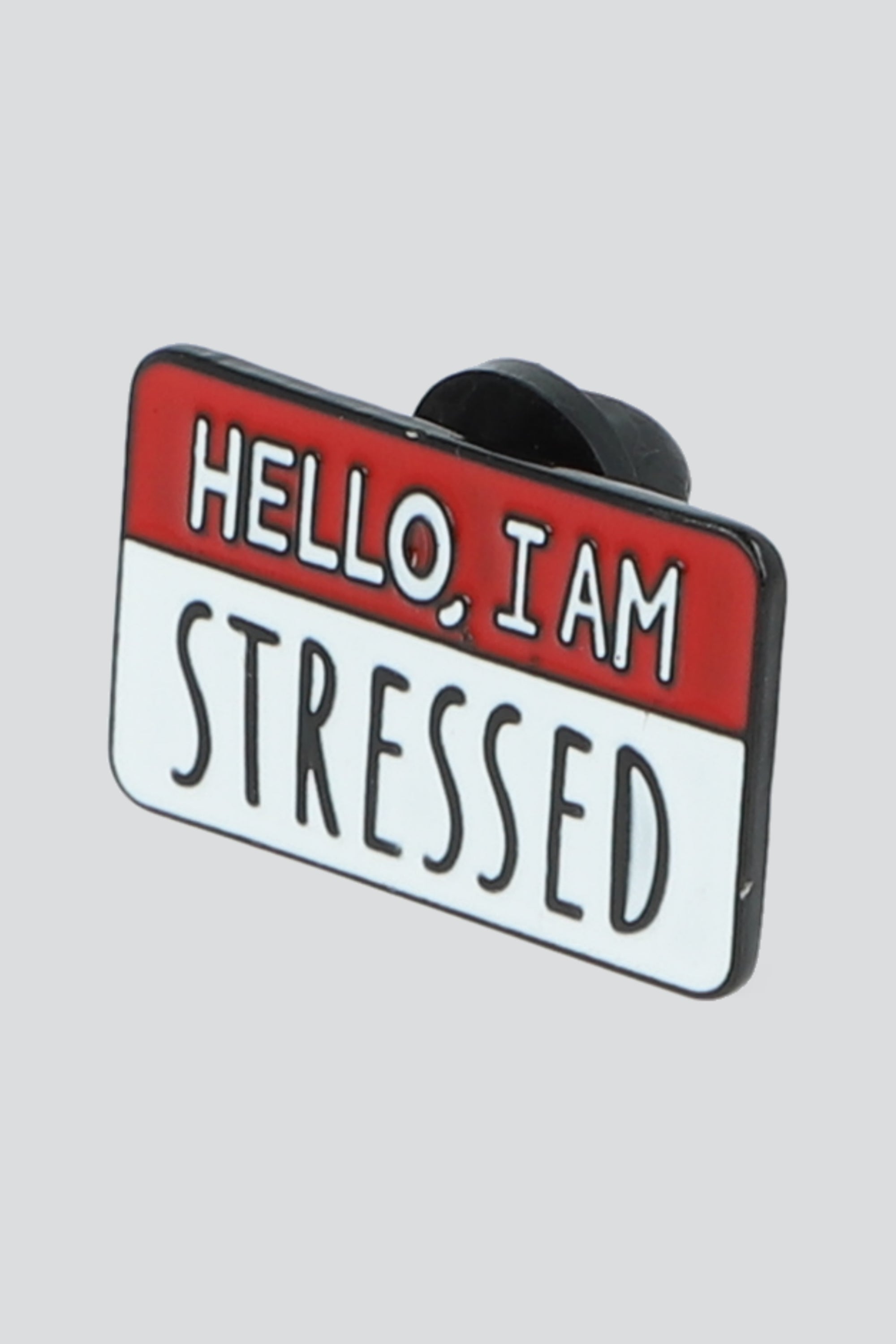Pin hello i'm stressed ROJO