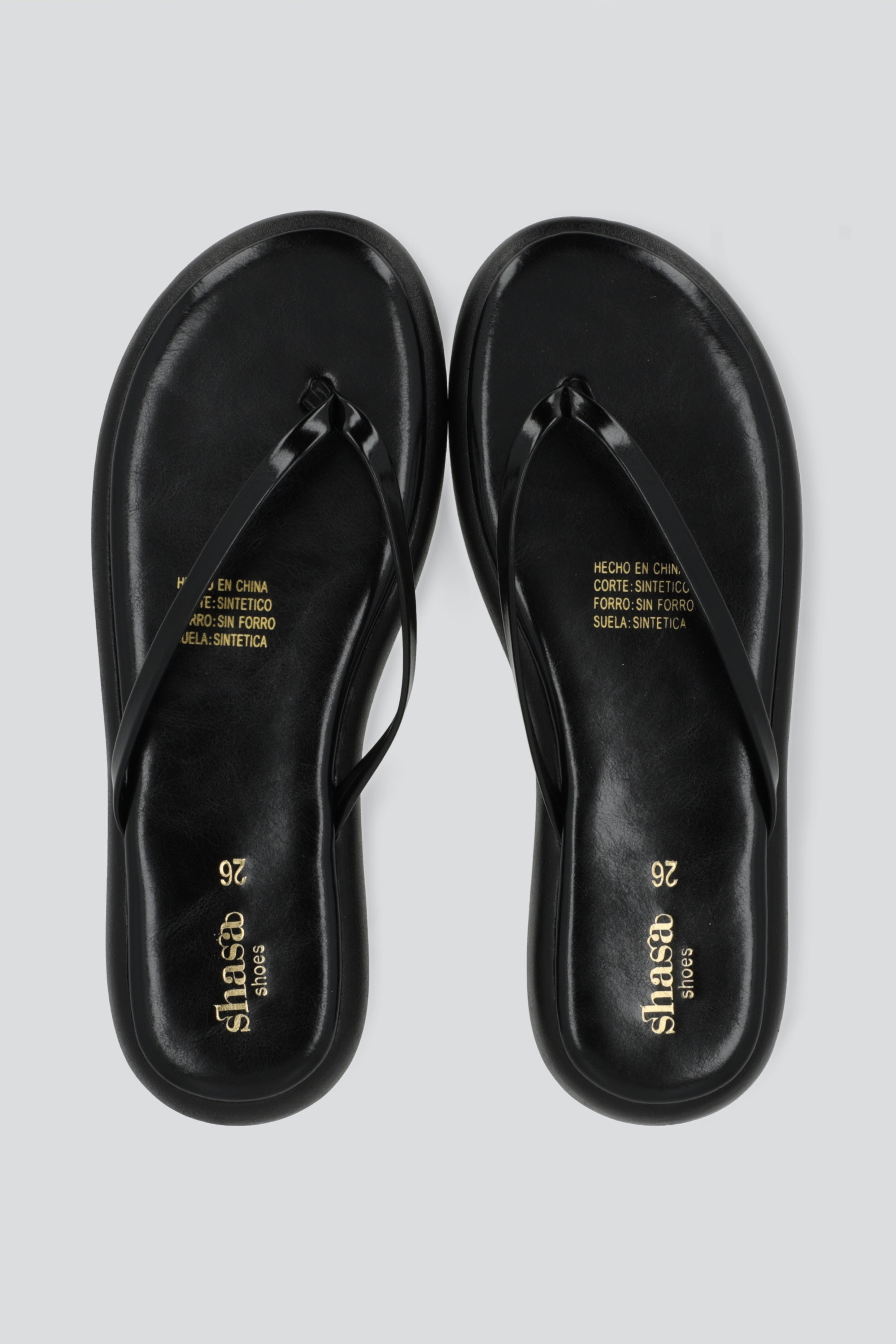 Sandalia pata de gallo suela chunky NEGRO