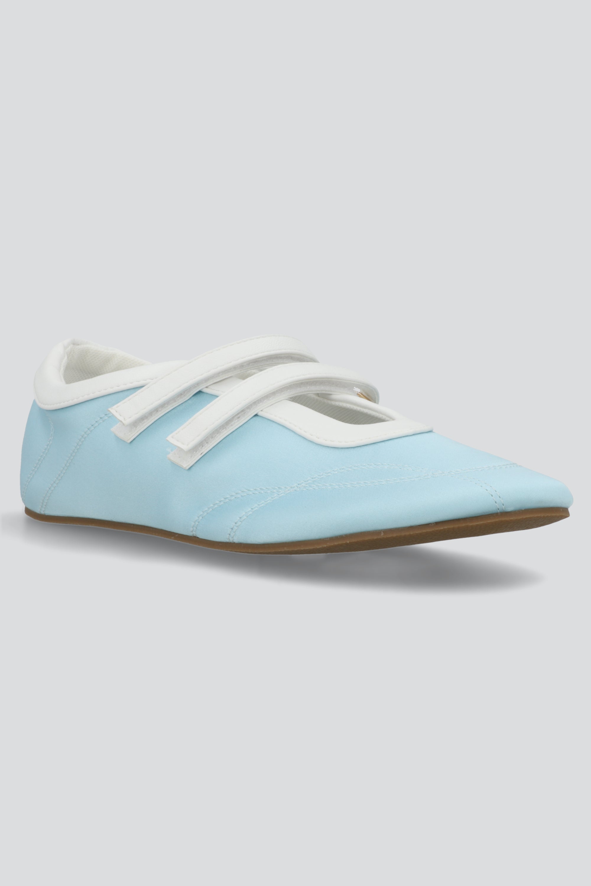 Tenis flat mary jane AZUL CIELO