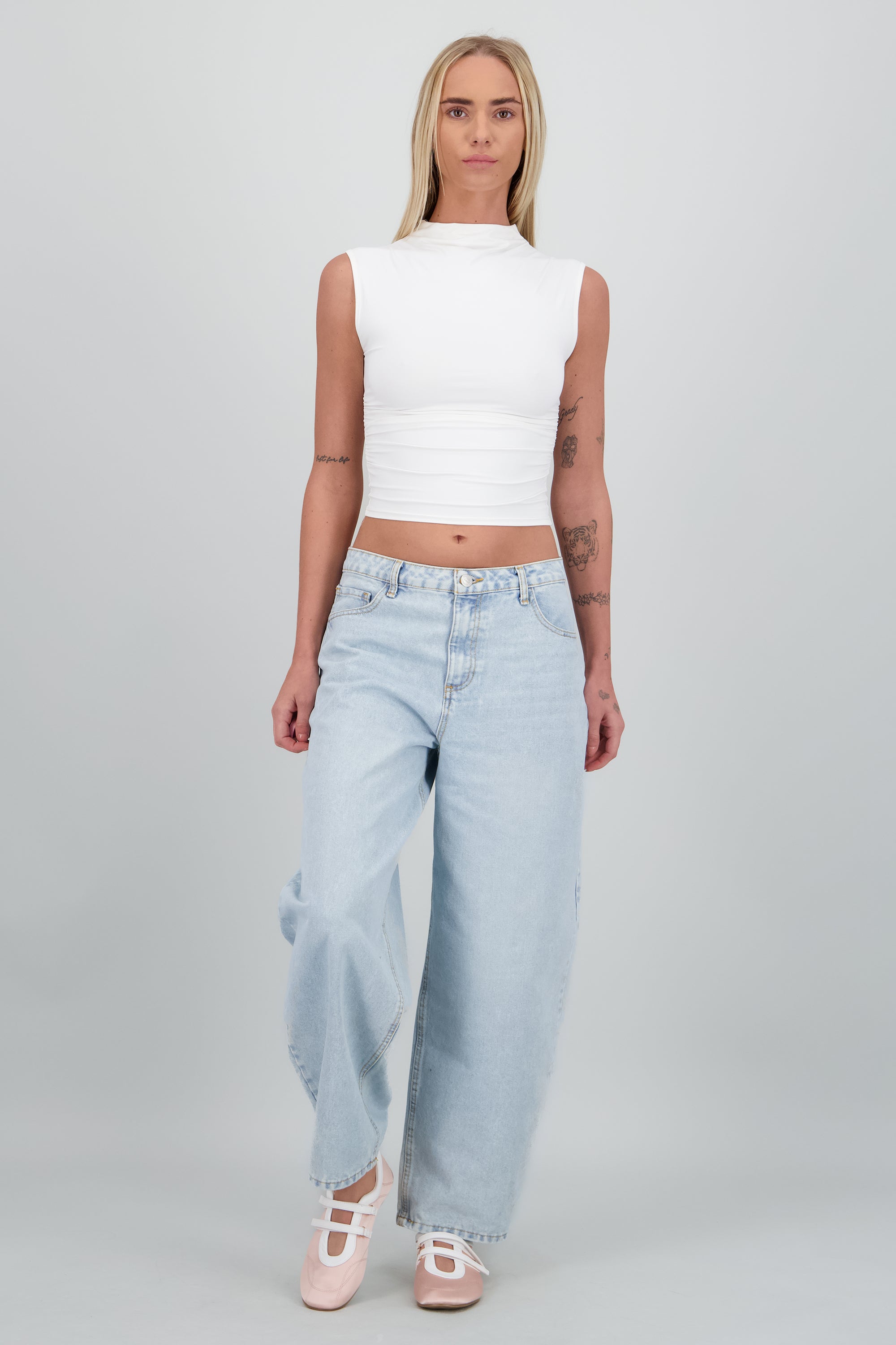 Tenis flat mary jane BLUSH