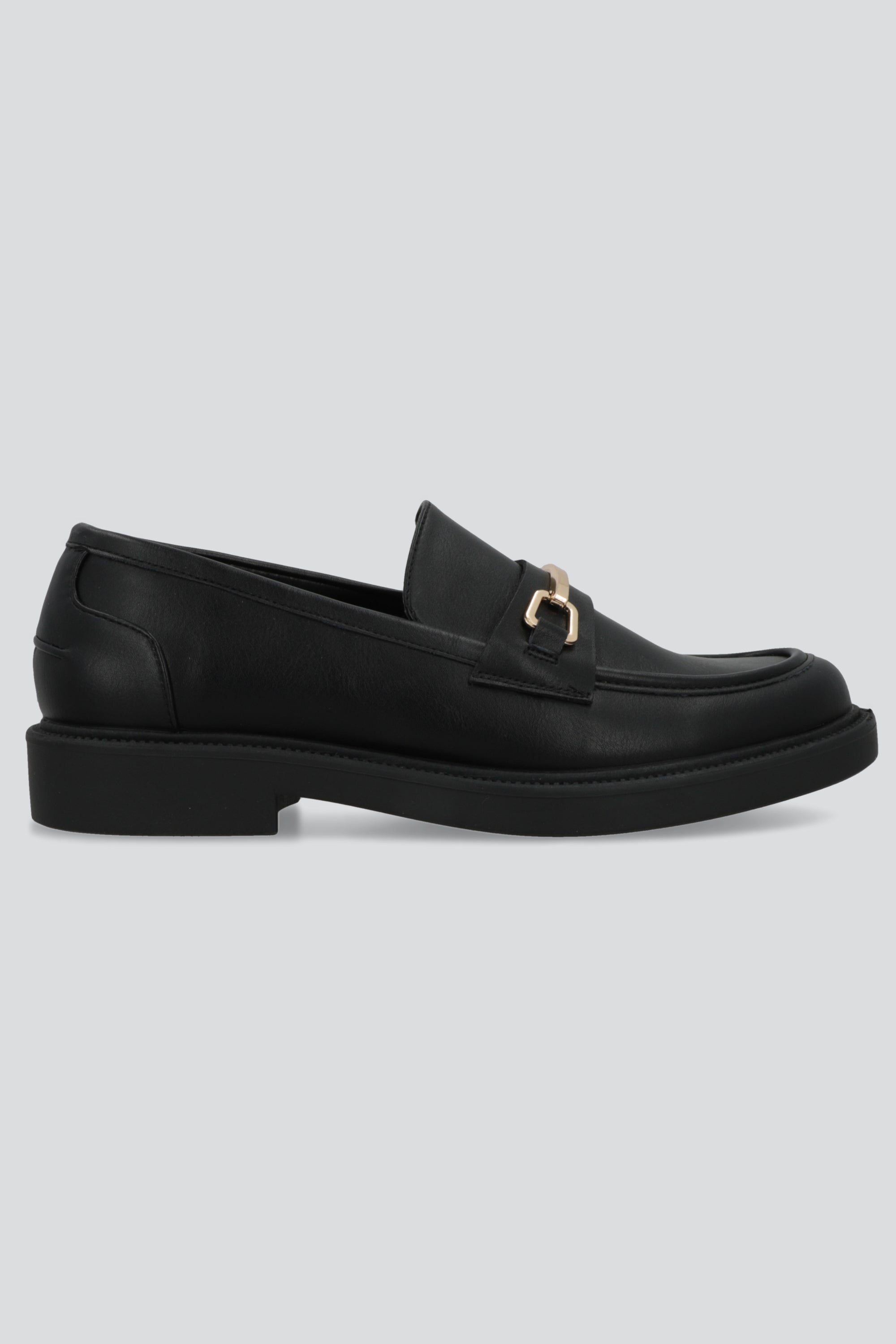 Loafer sencillo hebilla NEGRO