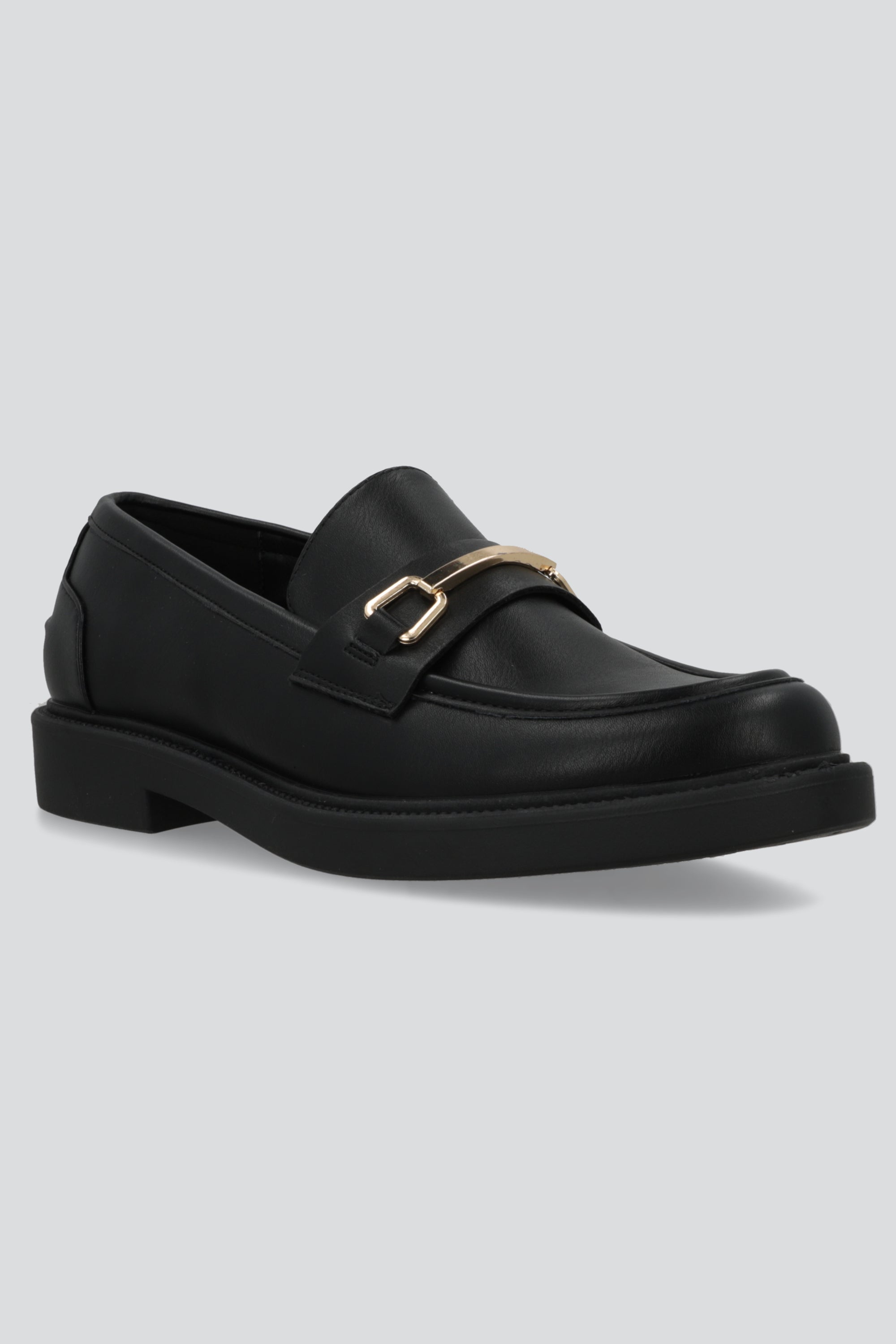 Loafer sencillo hebilla NEGRO