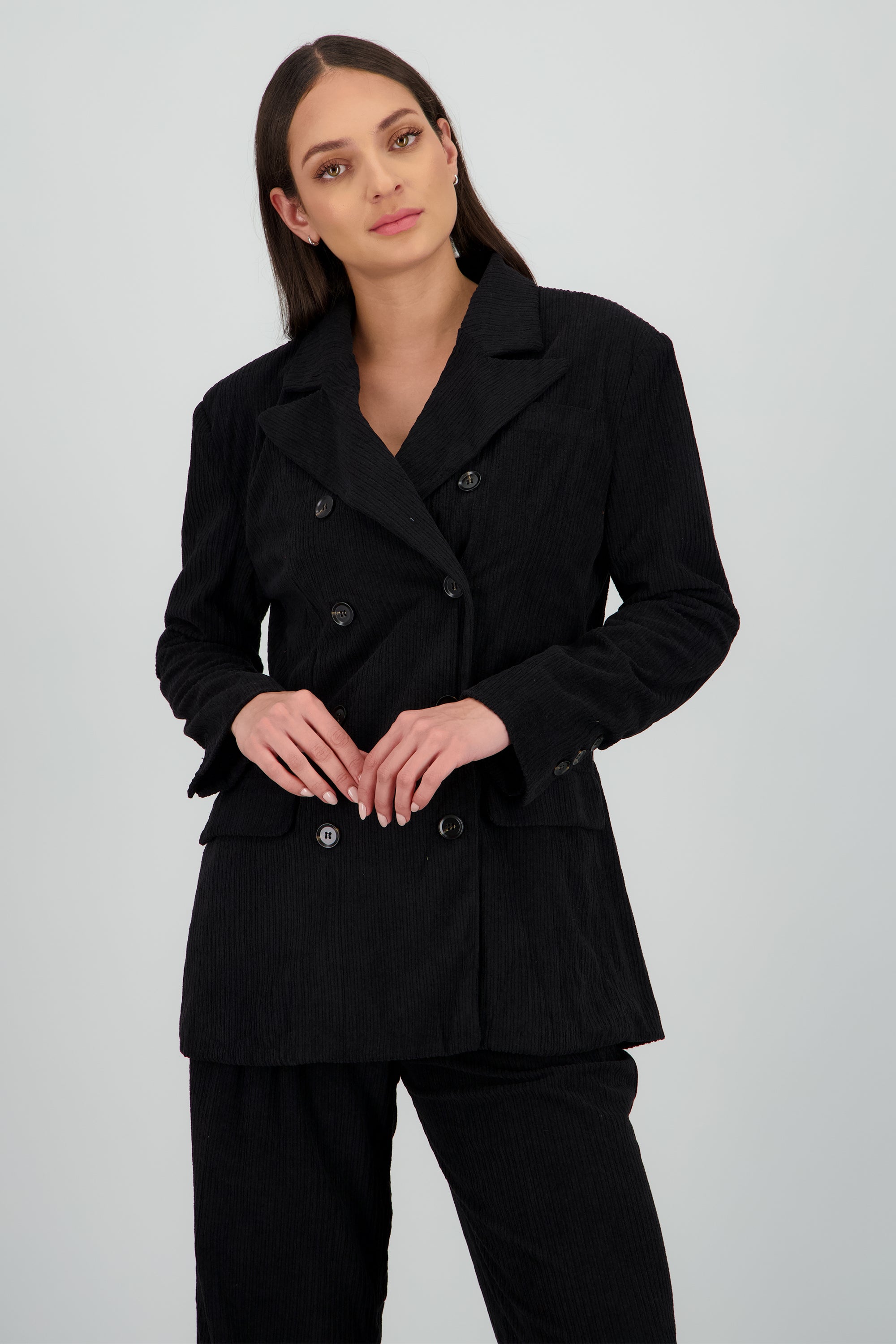 Saco oversized pana NEGRO