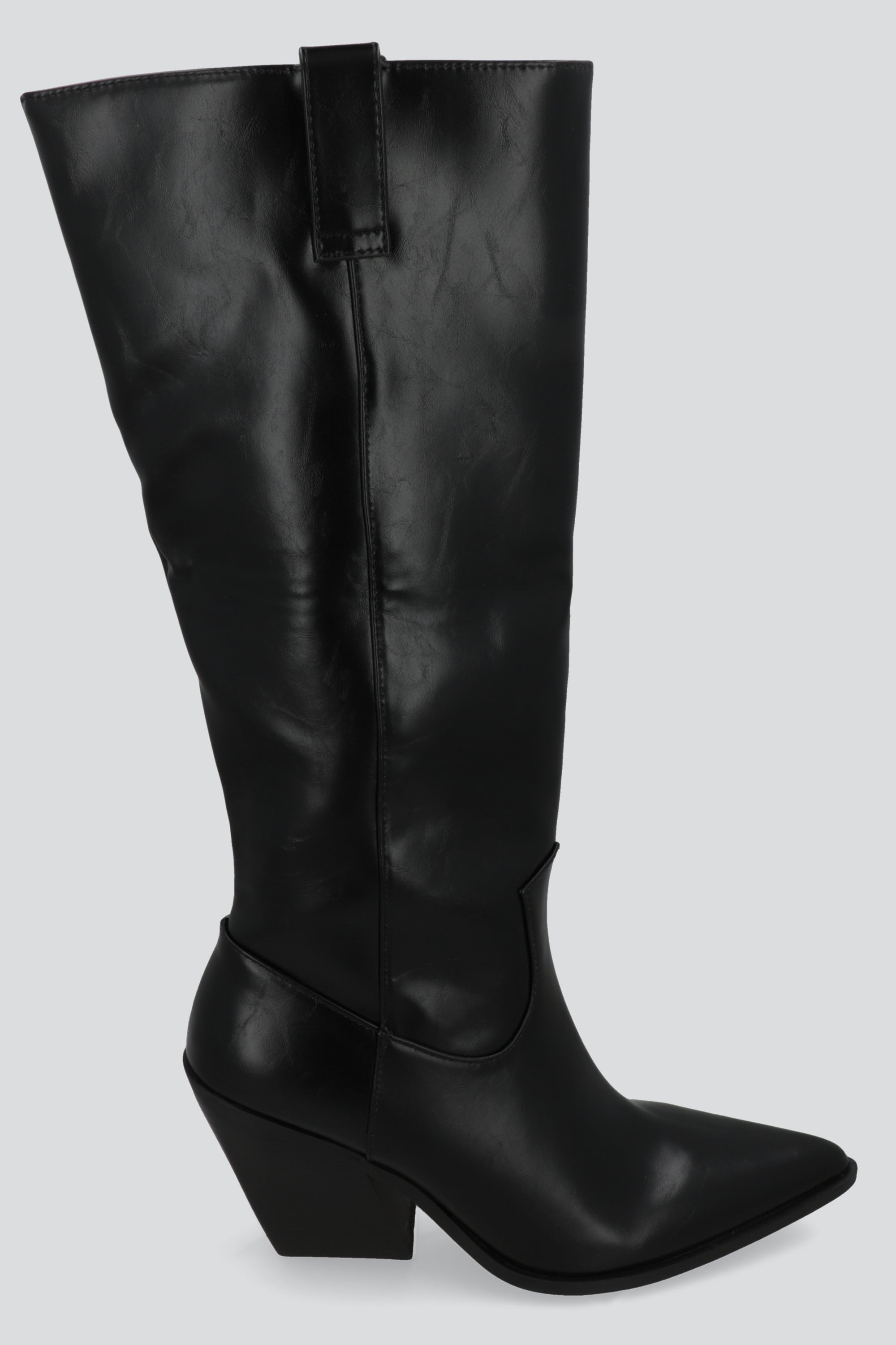 Bota vaquera lisa NEGRO