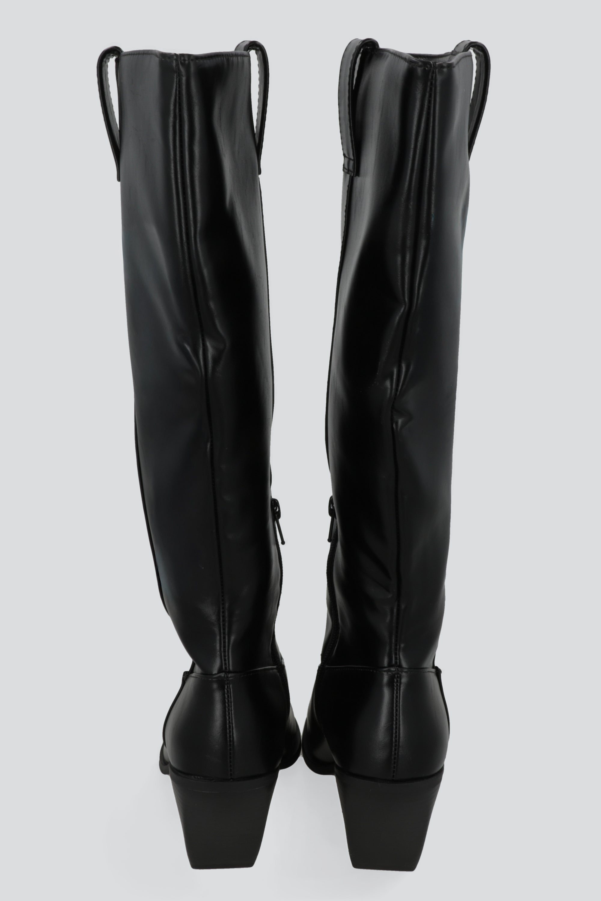 Bota vaquera lisa NEGRO