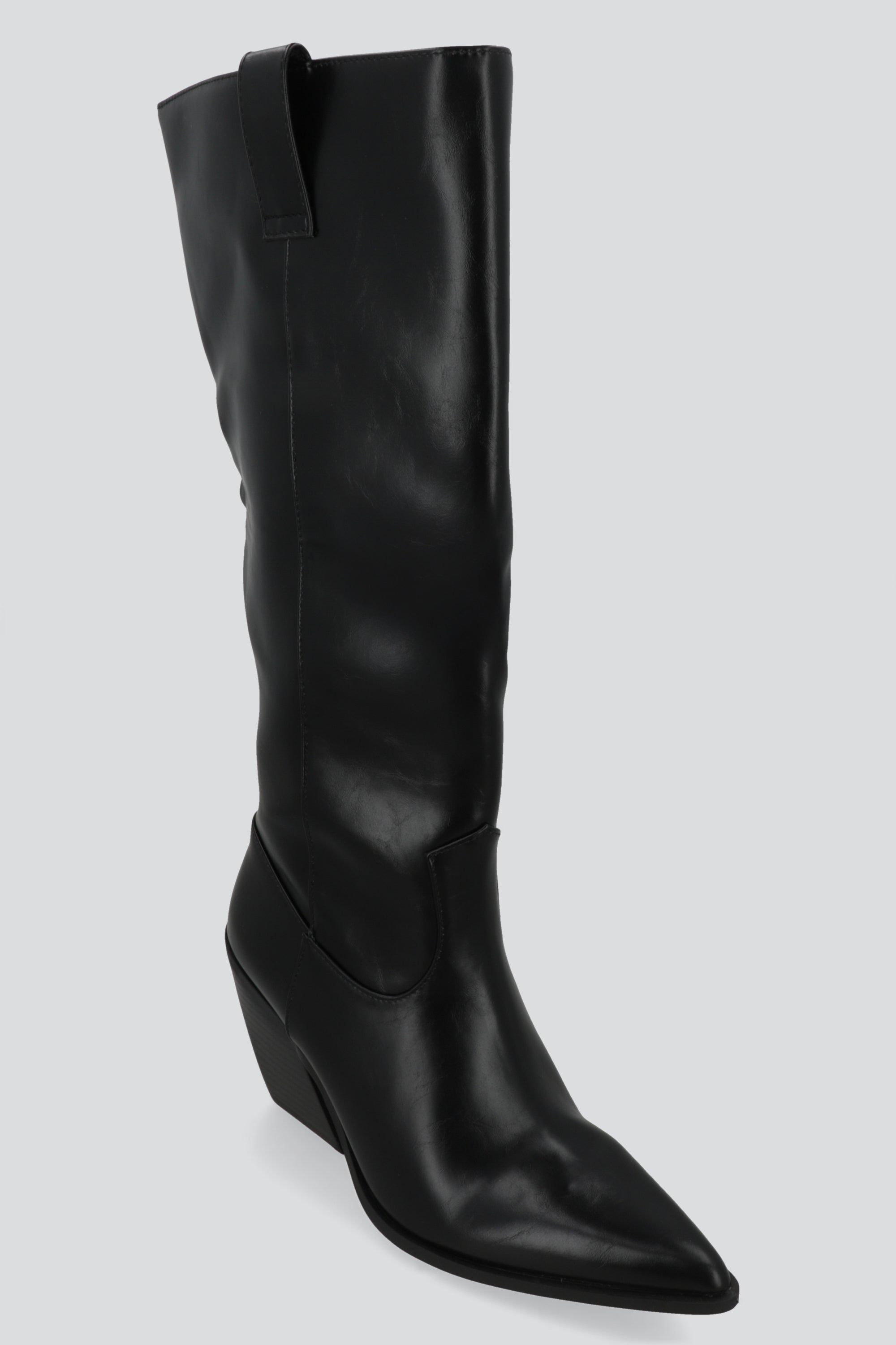 Bota vaquera lisa NEGRO