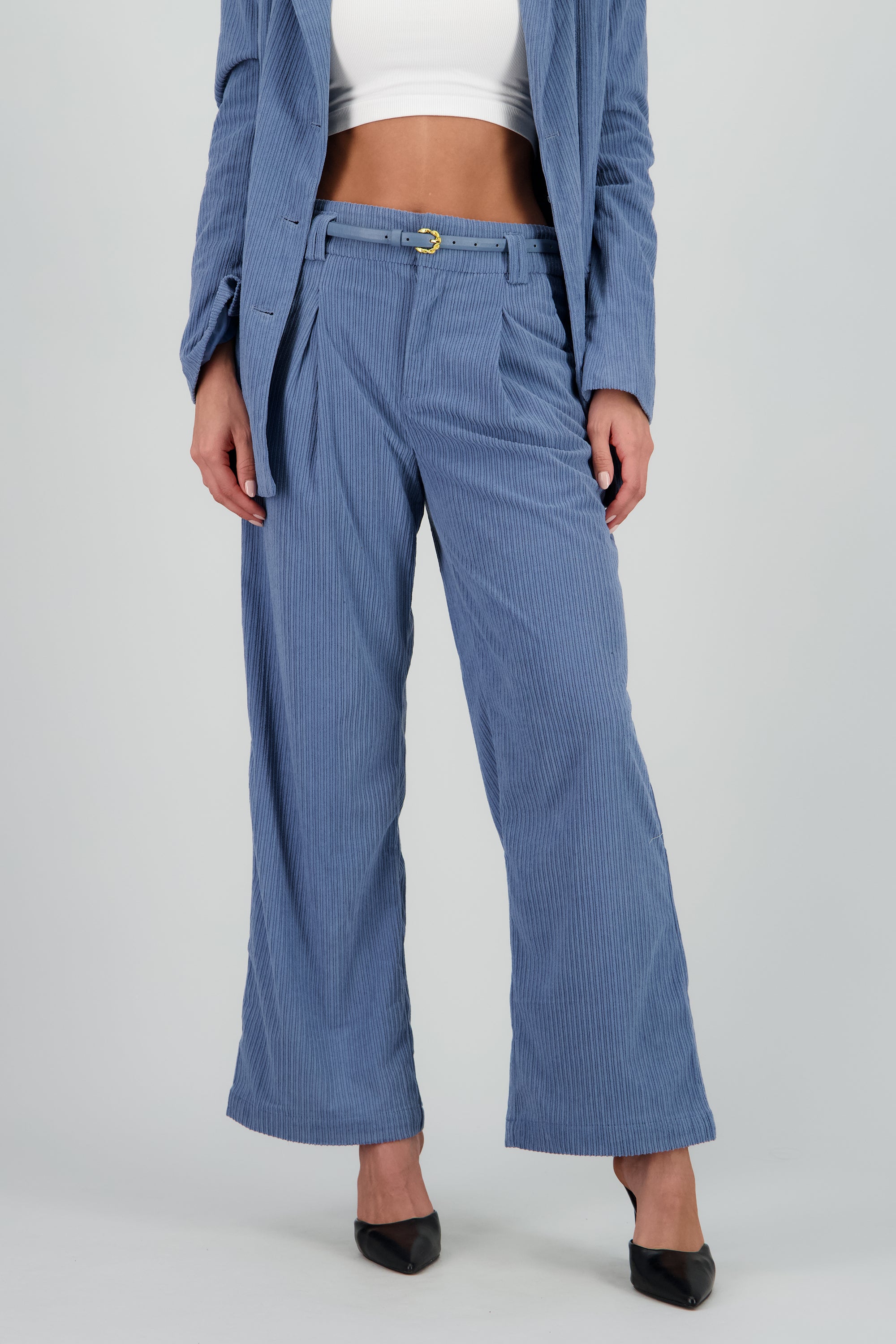Pantalon amplio de pana INDIGO