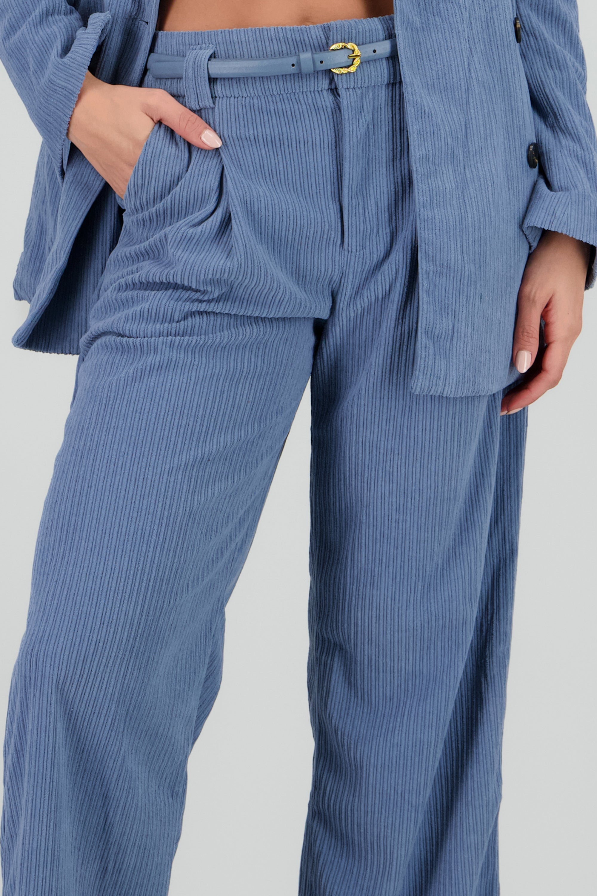 Pantalon amplio de pana INDIGO