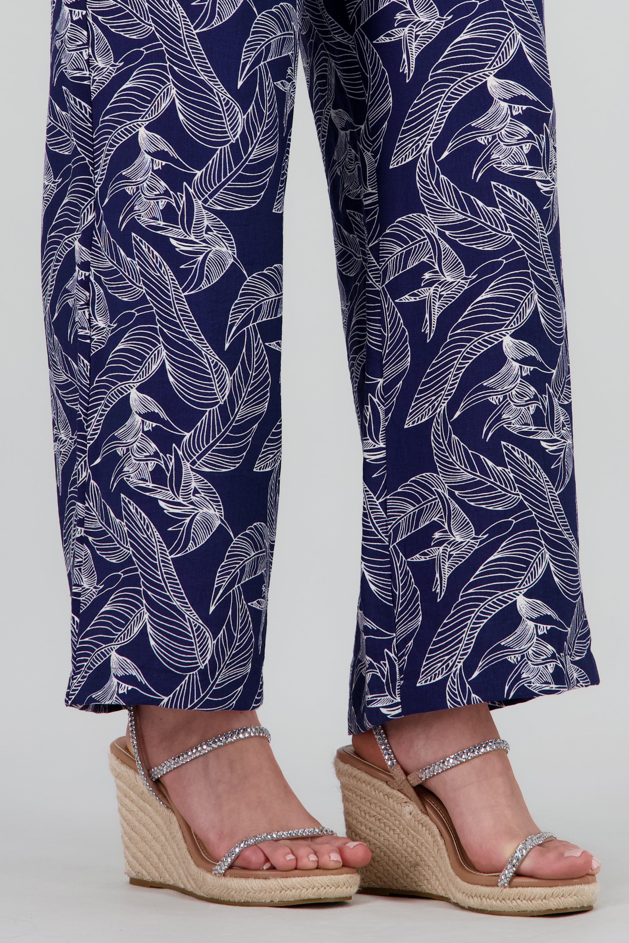 Cuña tiras brillos roca CAMELLO