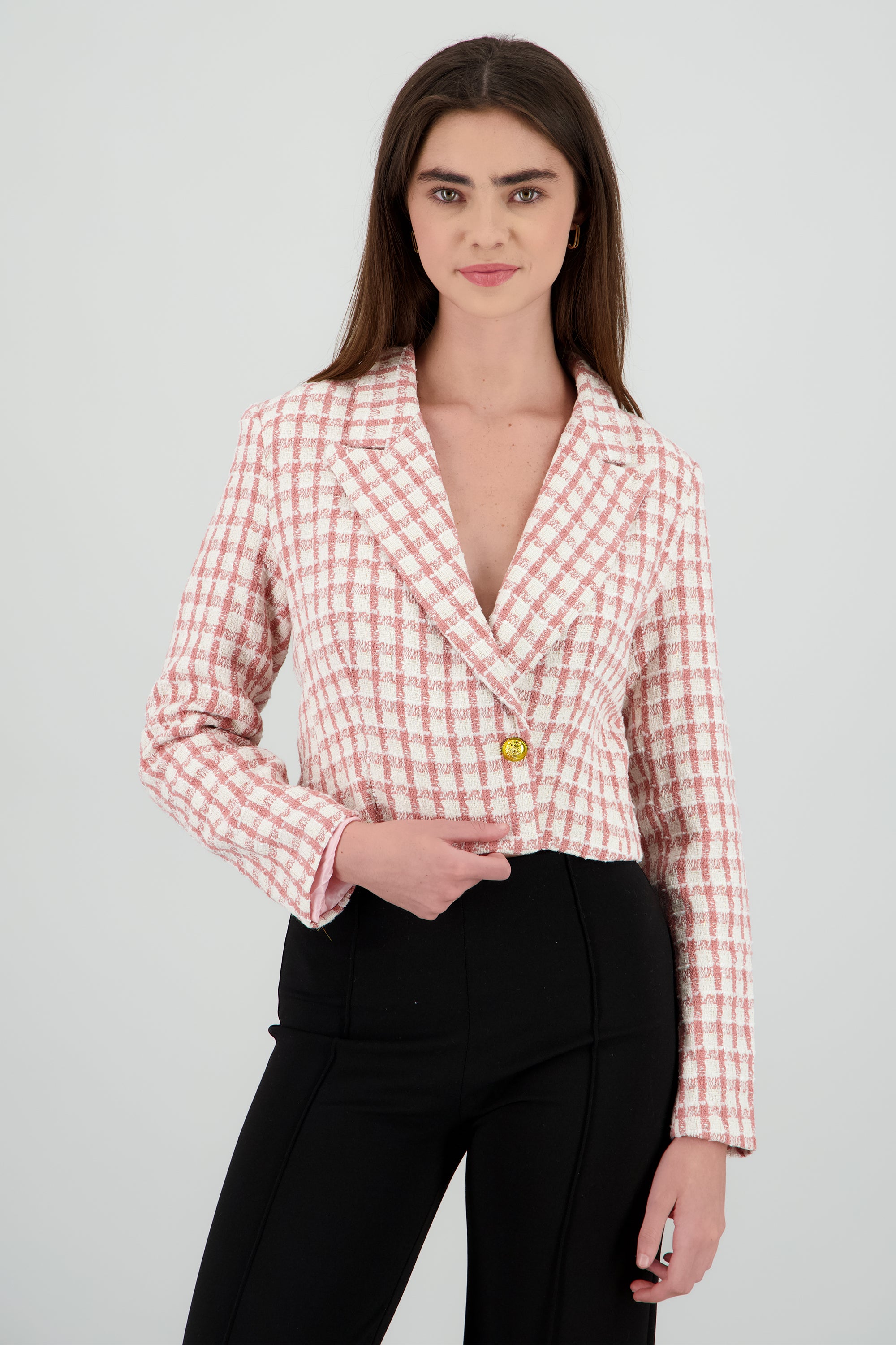 Saco crop tweed ROSA