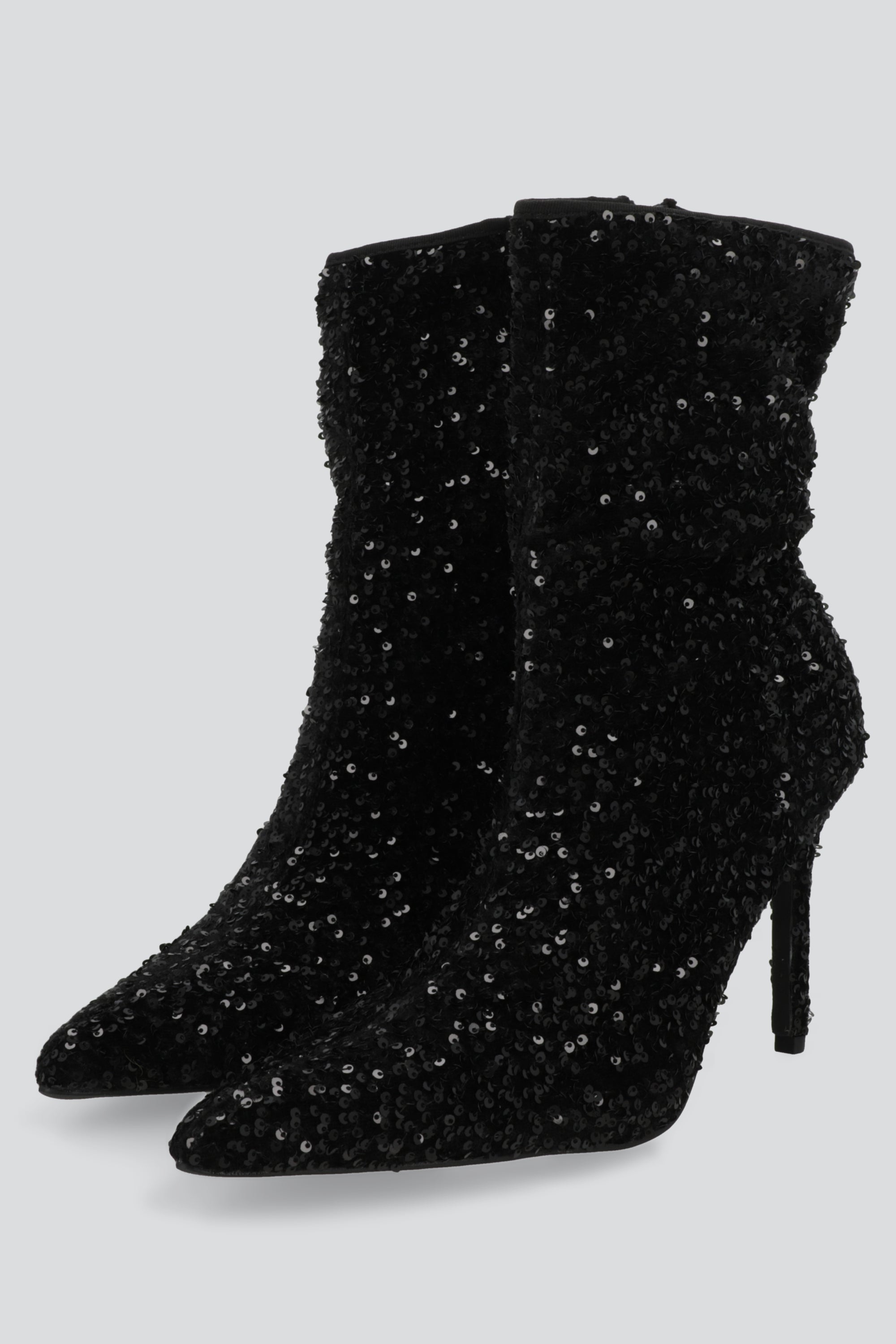 Botin puntal lentejuelas NEGRO