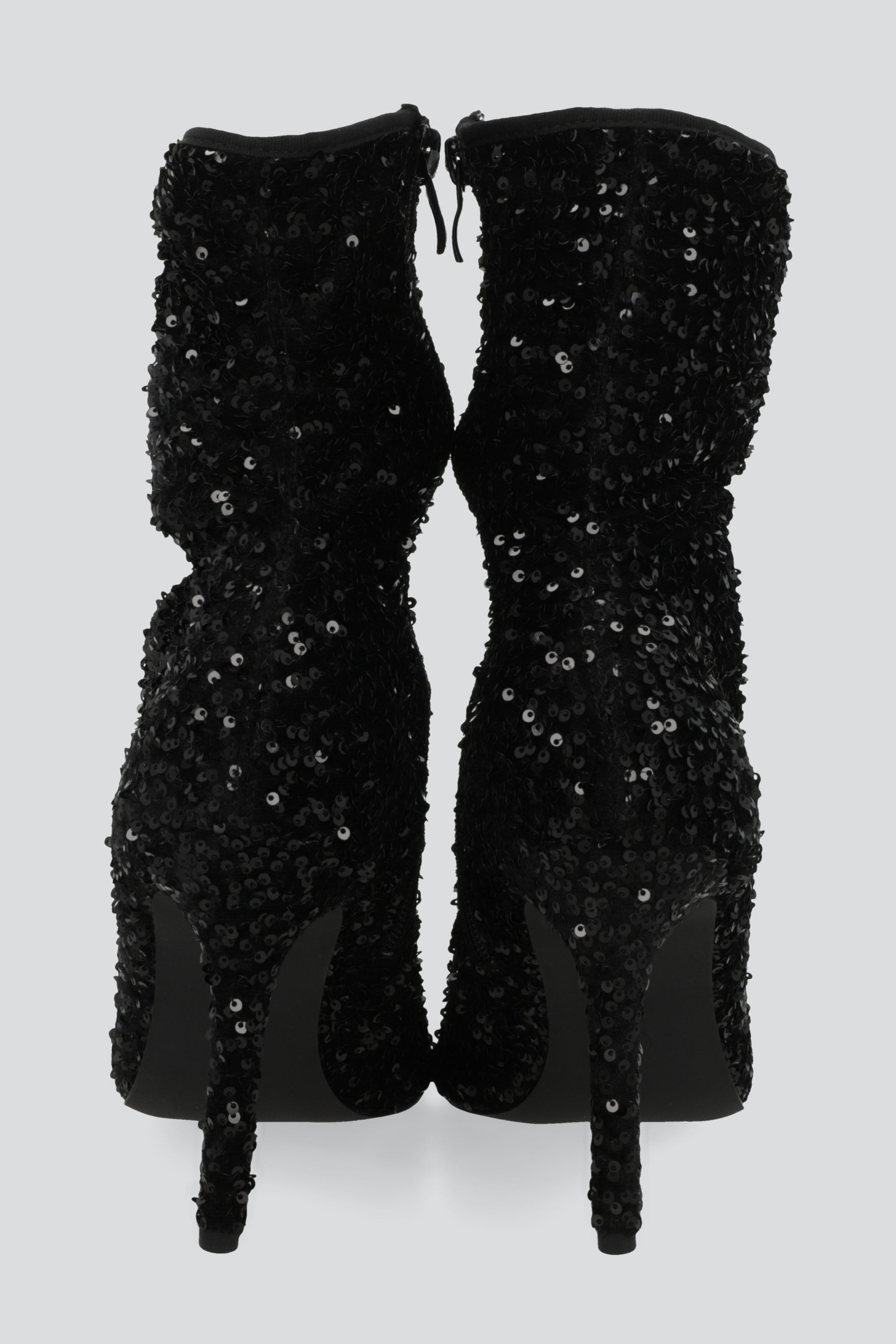 Botin puntal lentejuelas NEGRO